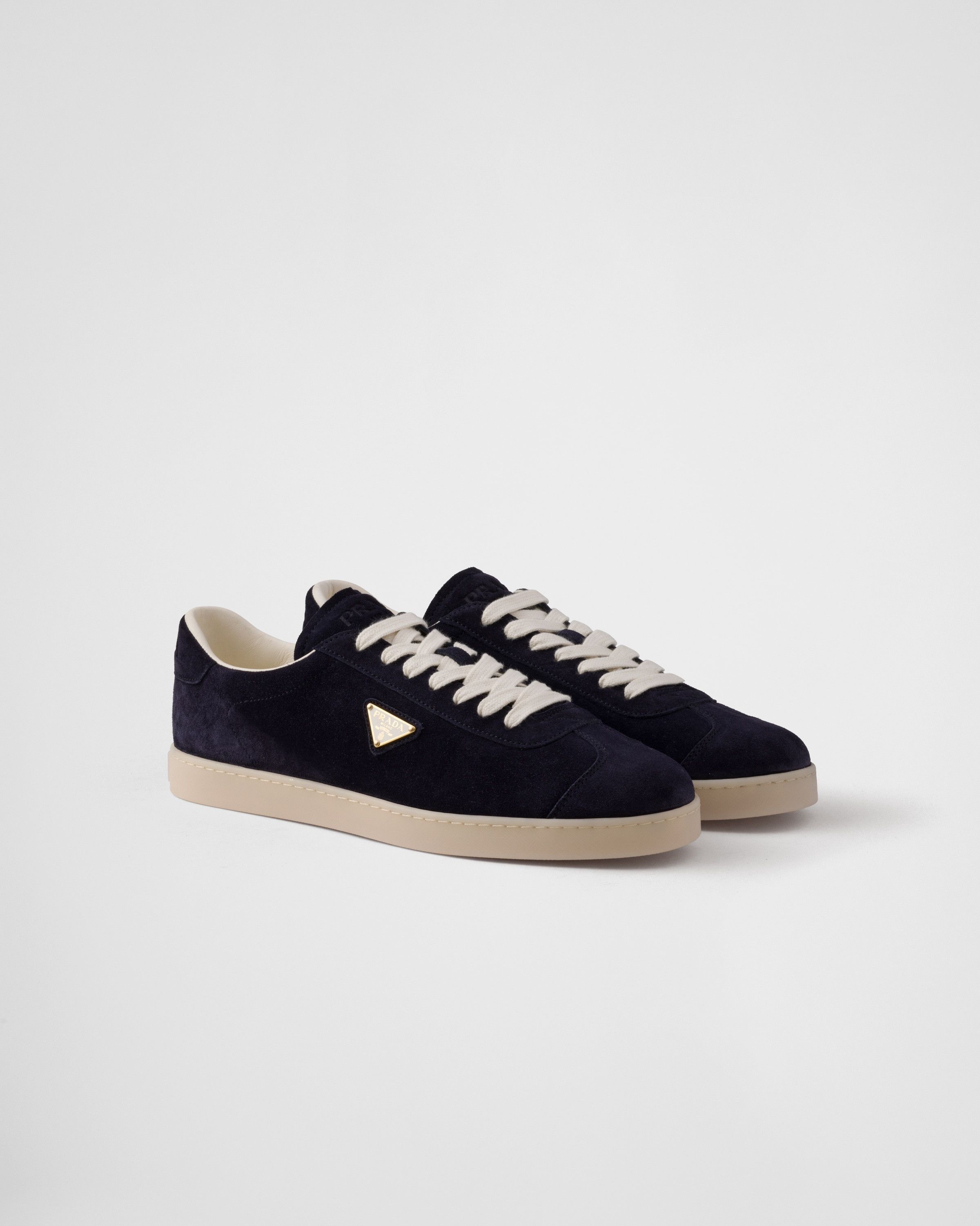 Prada o1mt1gz0325 Lane Suede Sneakers in Purple Size US 9 / EU 42 - 1 Thumbnail