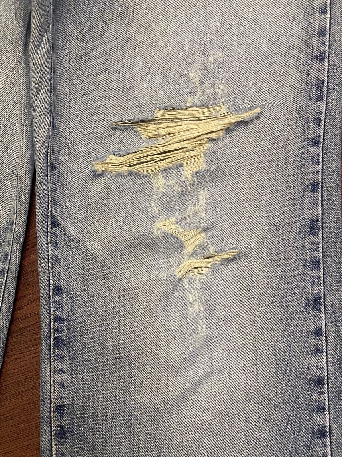 Edwin Vintage Edwin US CLASSIC Faded Wash Destroyer Loose Jeans Size US 32 / EU 48 - 8 Thumbnail