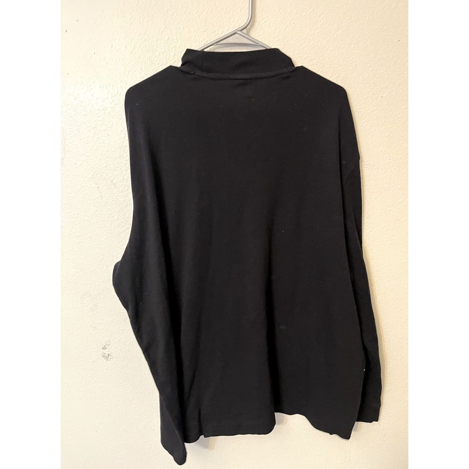 Croft & Barrow Croft & Barrow Mens Long Sleeve Mock Neck Shirt XXL Black Size US XXL / EU 58 / 5 - 2 Thumbnail