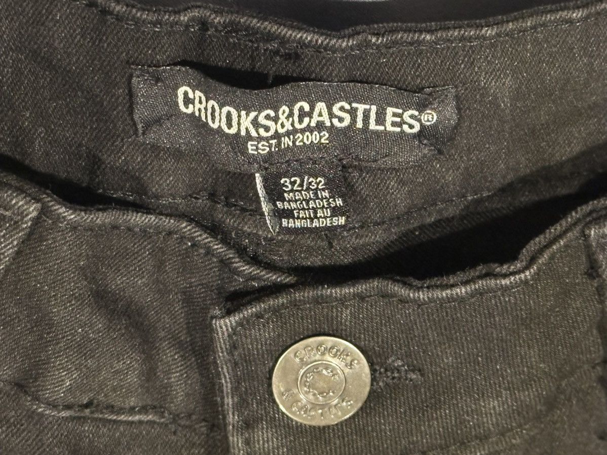 Crooks & Castles Crooks & Castles Black Jeans Size 32x32 Size US 32 / EU 48 - 4 Thumbnail
