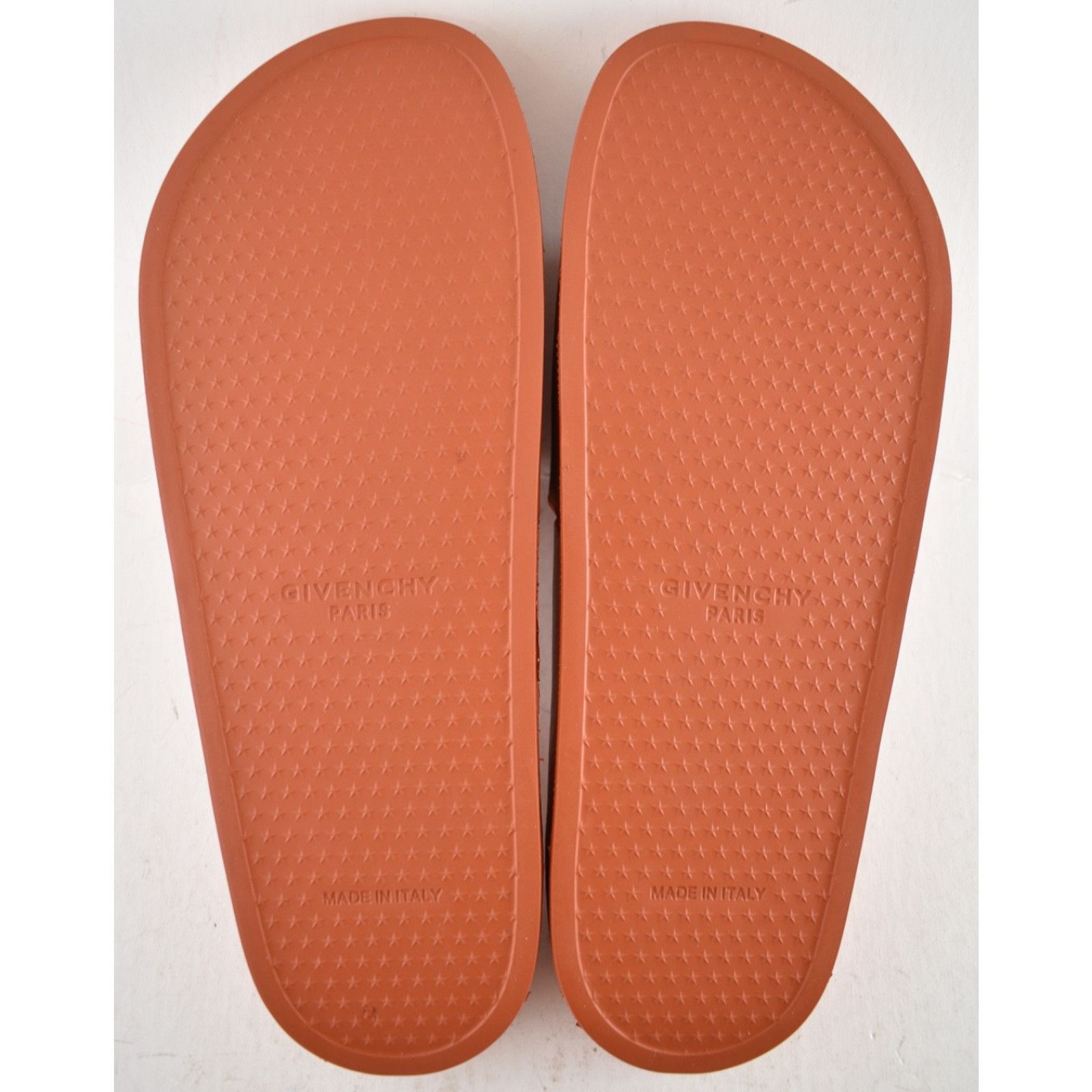 Givenchy Givenchy Orange Black Logo Rubber Pool Slide Sandal 44 11 Size US 11 / EU 44 - 11 Thumbnail