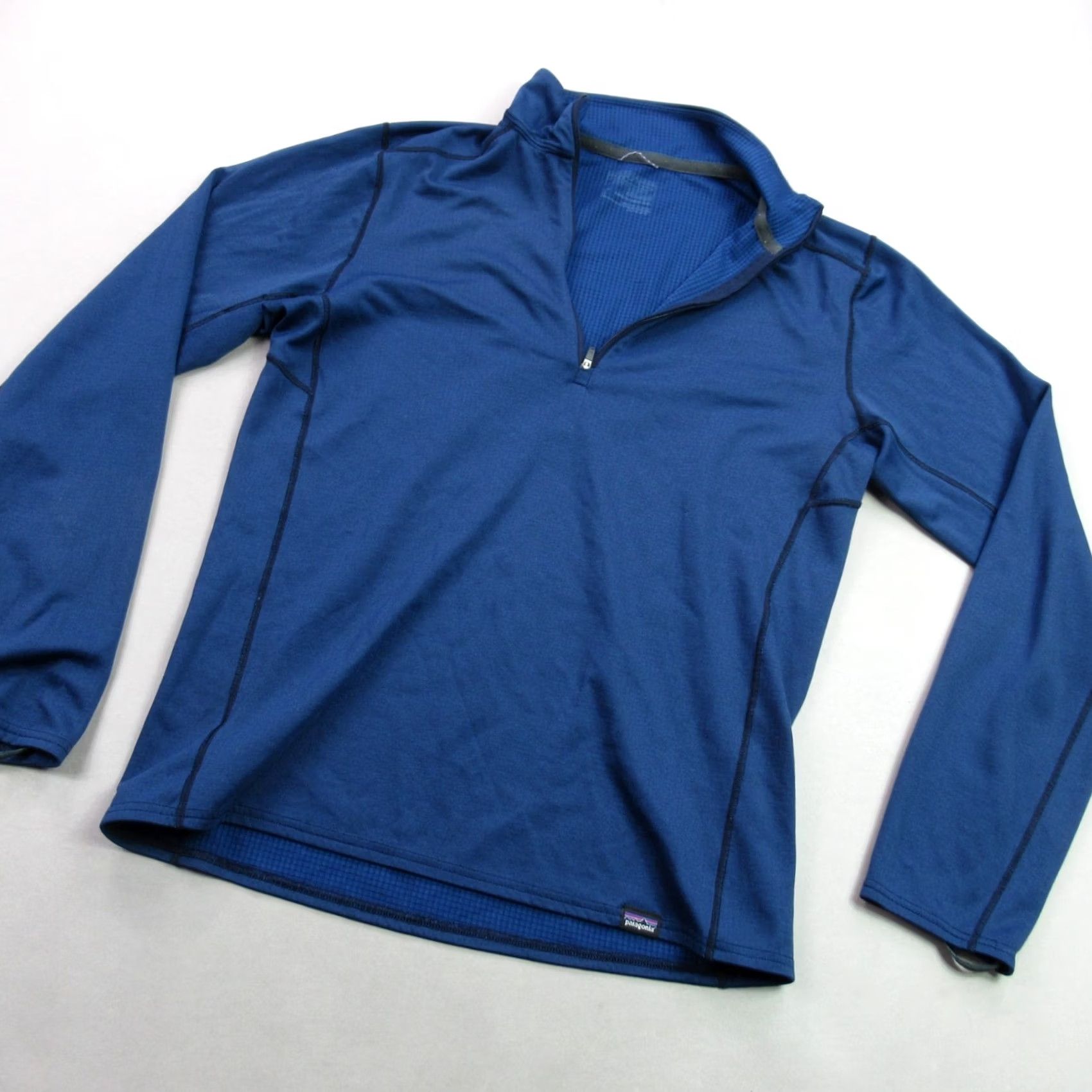 Patagonia Patagonia Sweater Shirt Mens Small Long Sleeve 1/4 Zip Pullover Blue Lightweight Size US S / EU 44-46 / 1 - 2 Thumbnail