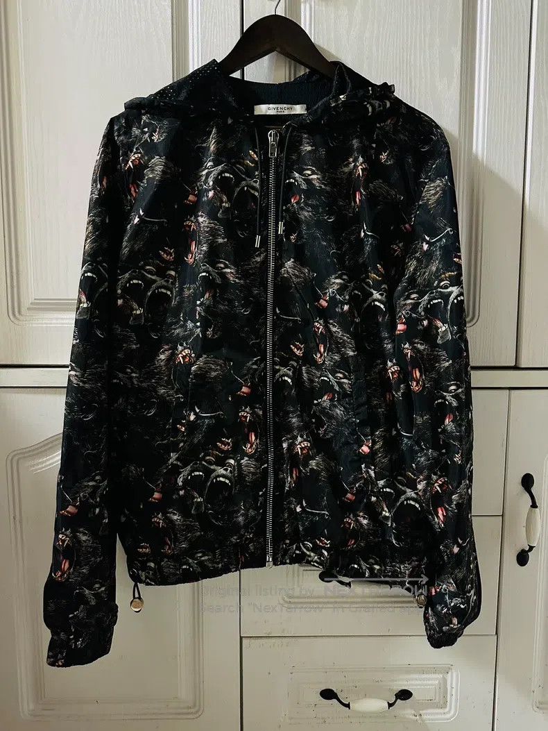 Givenchy Main Line Star Walk-Show Style Monkey Nylon Jacke
