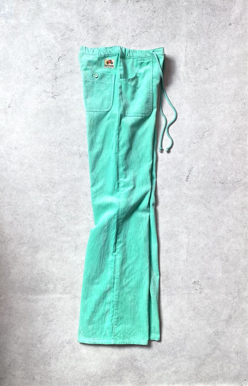 Fruit Of The Loom Vintage 60s Fruit of the loom x Edwin Suede Flared Pants Size US 29 - 1 Thumbnail