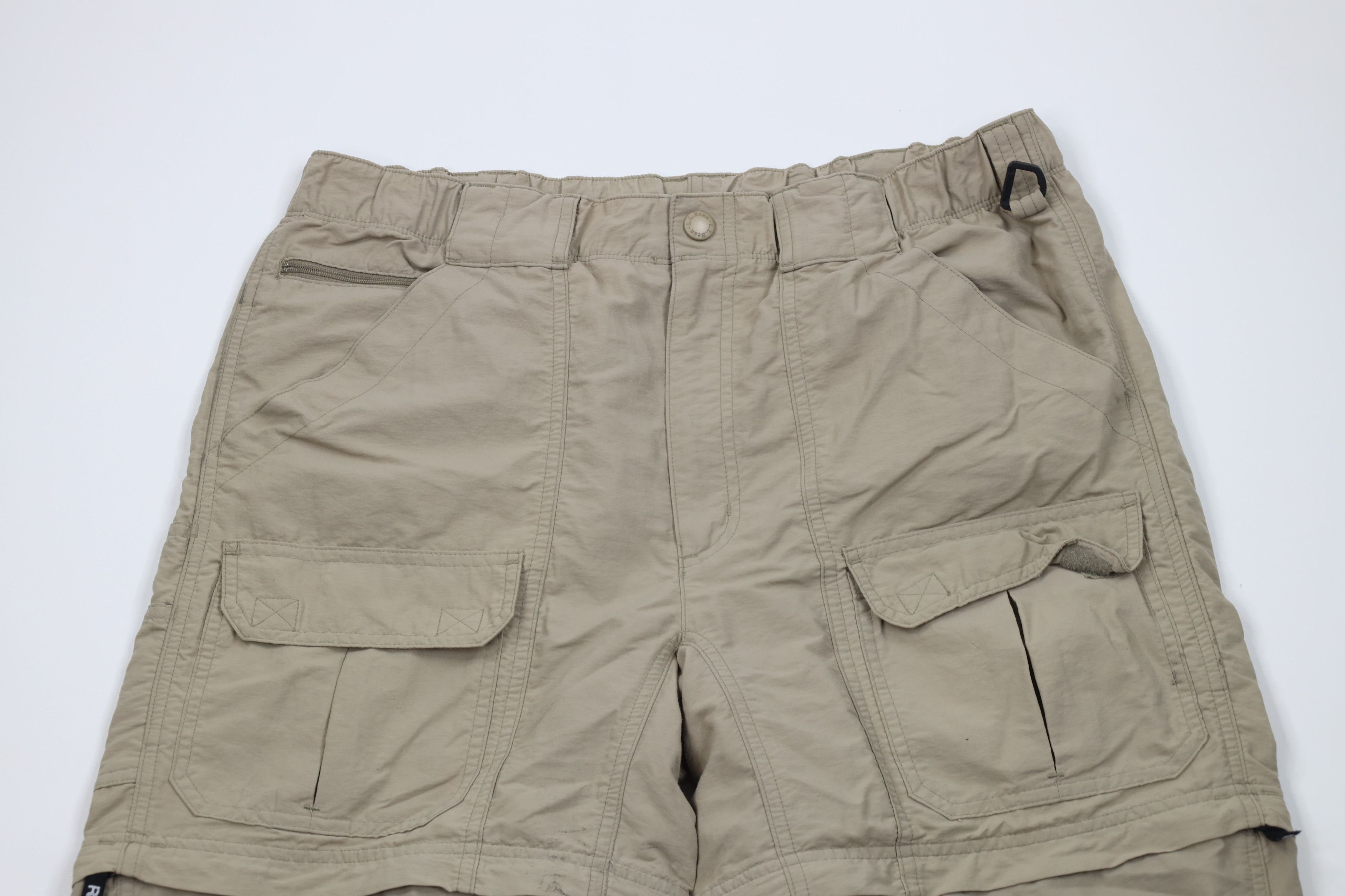 L.L. Bean Vintage LL Bean Convertible Cargo Pants Shorts Beige Nylon Size 36" / US 14 / IT 50 - 2 Thumbnail