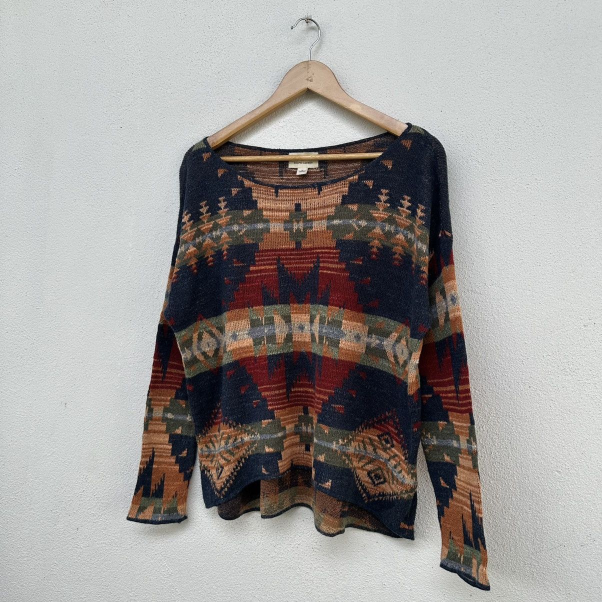 Polo Ralph Lauren Denim & Supply Ralph Lauren Aztec Navajo Sweater Size M / US 6-8 / IT 42-44 - 3 Thumbnail