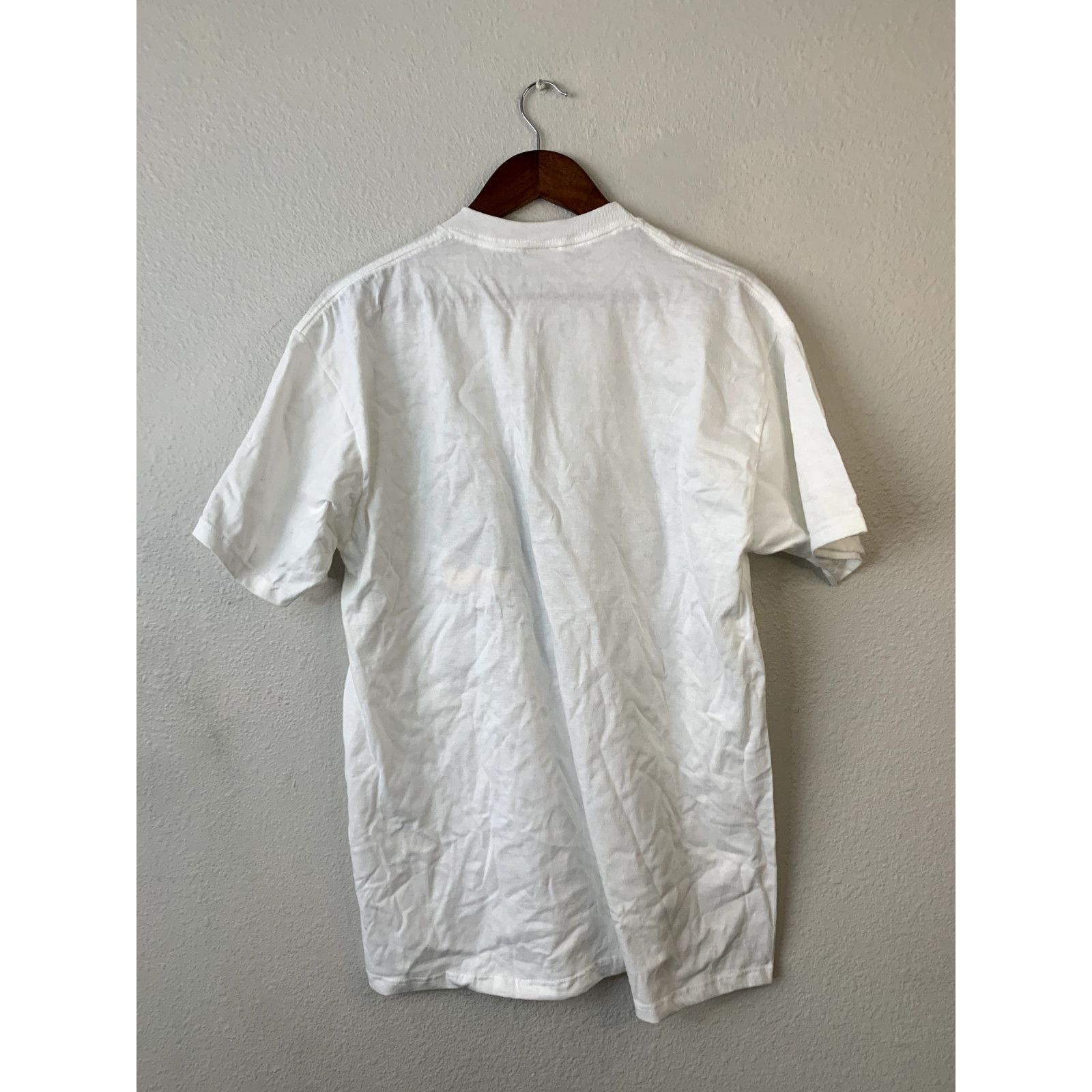 Jerzees Vintage Montana Shirt Gallatin Community Bike Ride White Tee Size US L / EU 52-54 / 3 - 8 Thumbnail
