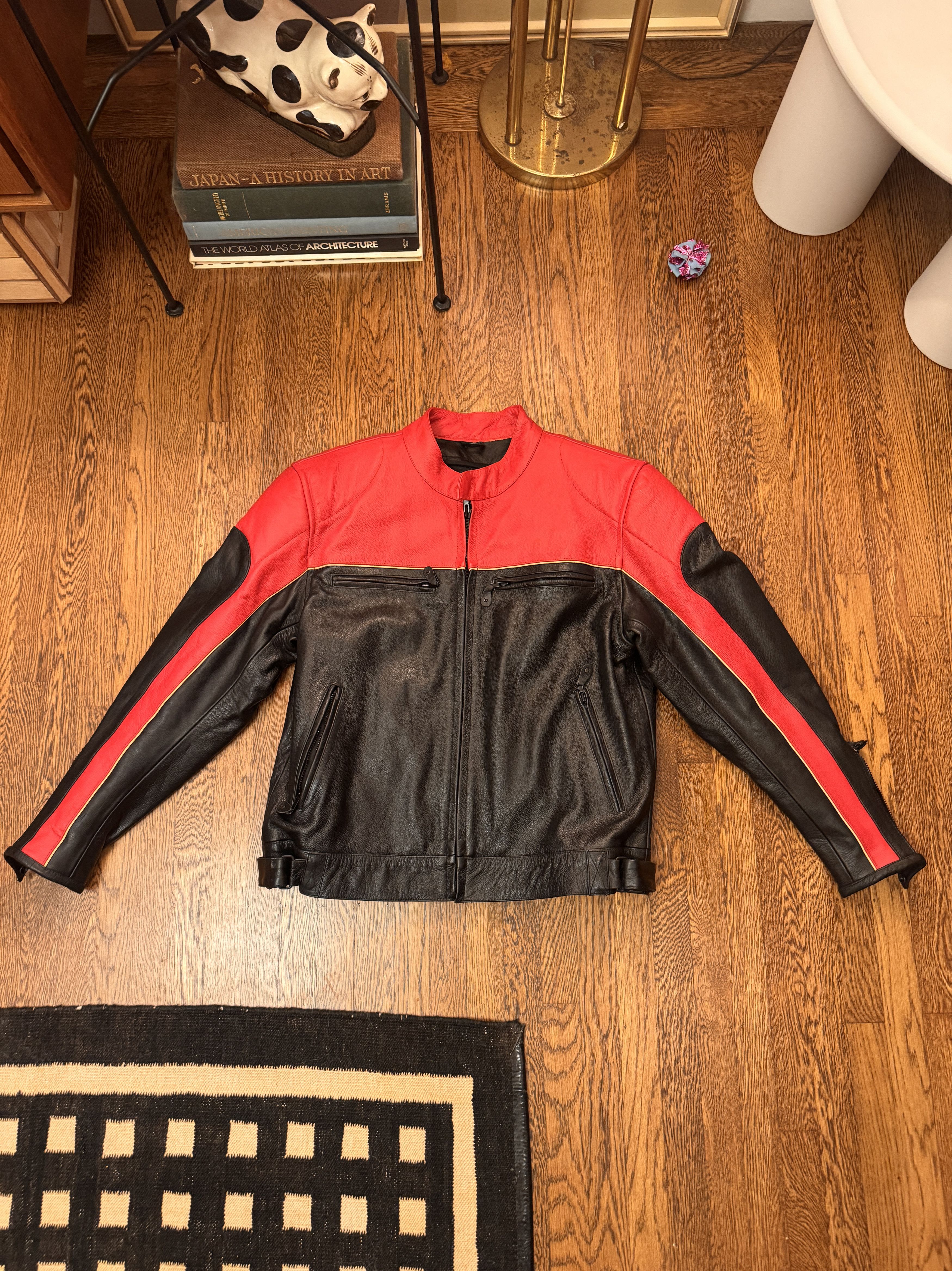 Xelement Like-New Xelement Leather Motorcycle Jacket – Fits Like L/XL Size US XL / EU 56 / 4 - 2 Thumbnail