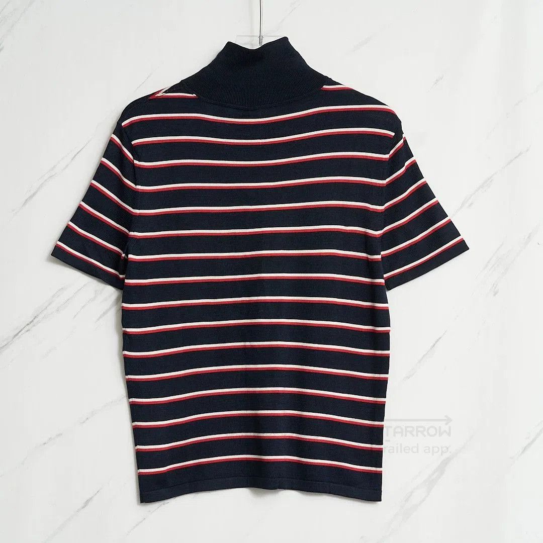 Saint Laurent Paris Saint Laurent Men's Striped Turtleneck Sweater. Size US M / EU 48-50 / 2 - 5 Thumbnail