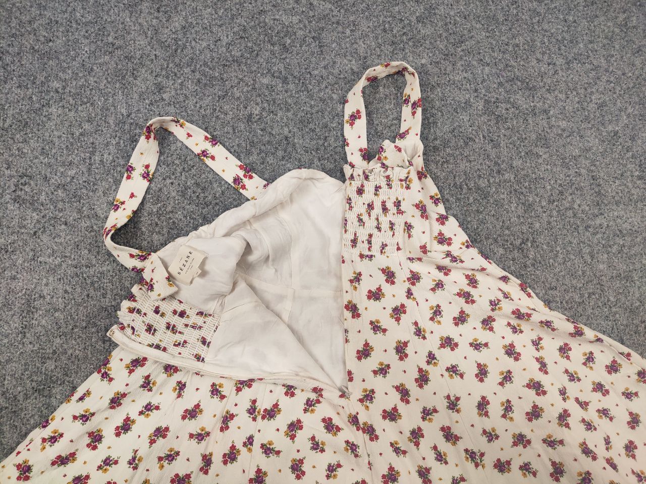 Sezane Sezane Paris Salie Mini Dress Sleeveless Mindy Floral Print Size M / US 6-8 / IT 42-44 - 14 Thumbnail