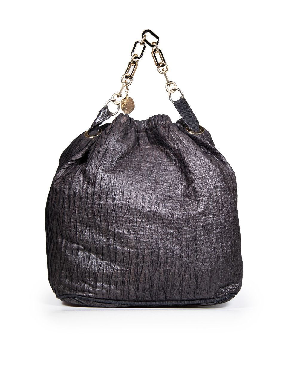 Black Vegan Suede Tote Bag