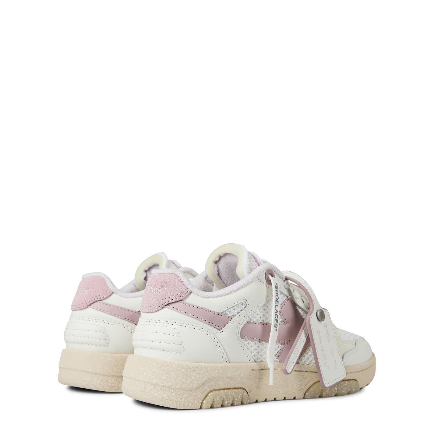Off-White o1g2r1mq1224 Office Trainer in White & Lilac Size US 6 / IT 36 - 4 Thumbnail