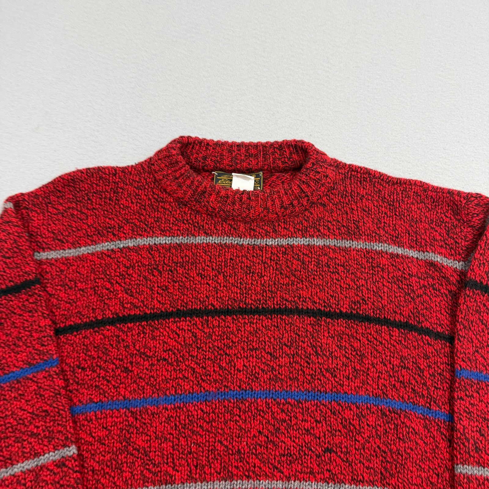 Eddie Bauer Vintage Eddie Bauer Sweater Men's Large Striped Crewneck 90s Size US L / EU 52-54 / 3 - 3 Thumbnail