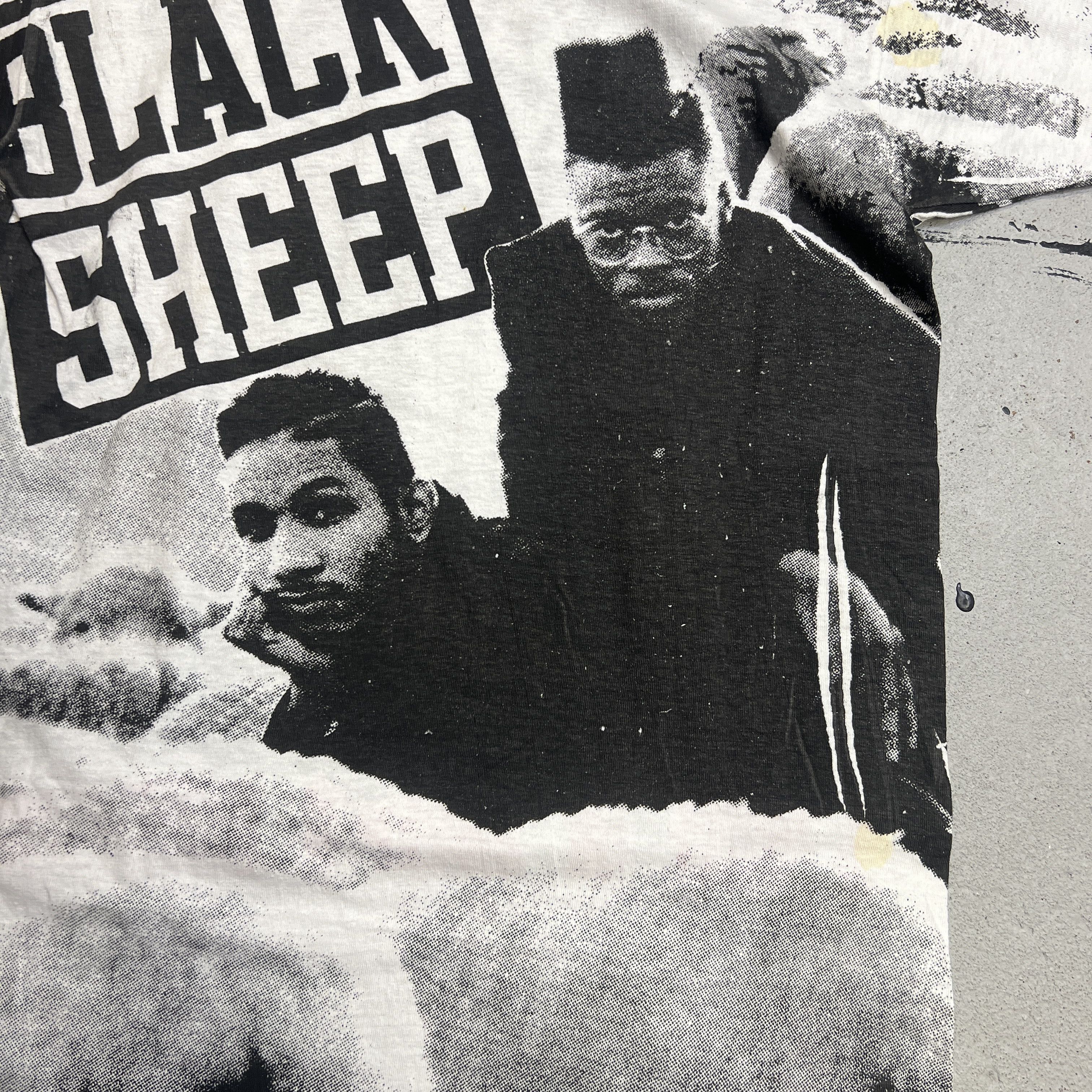 Black Sheep × Vintage 1990's Black Sheep AOP Tee Size US L / EU 52-54 / 3 - 6 Thumbnail