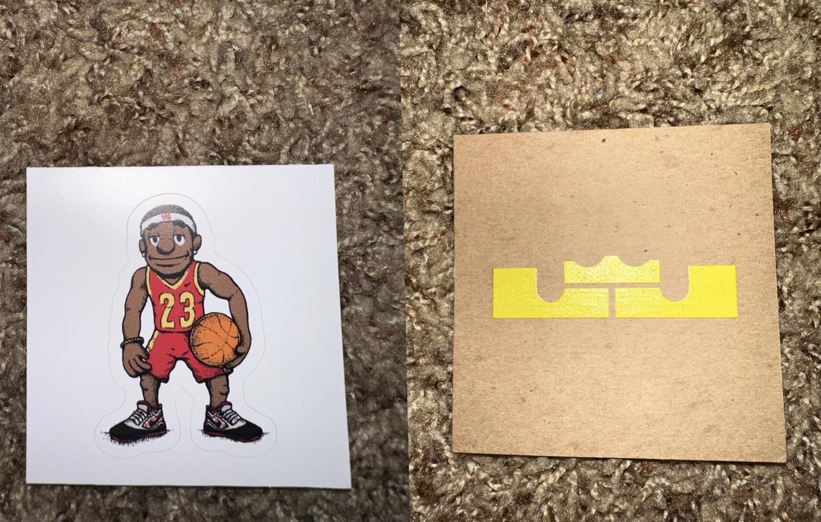 Nike Rare Unreleased Nike Lebron James Career Highlights Sticker Pack Size ONE SIZE - 2 Thumbnail