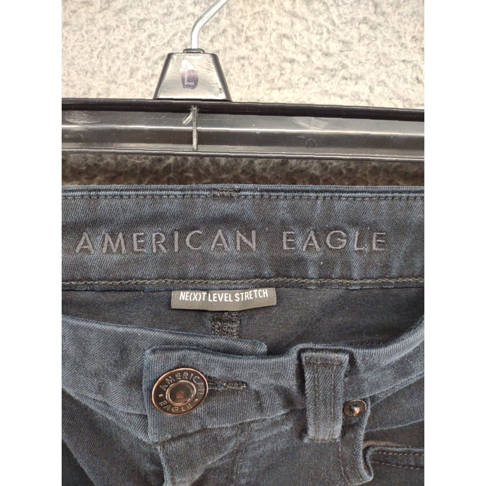 American Eagle Outfitters American Eagle Black Wash Curvy High Rise Shortie Next Level Stretch SZ 2 Women Shorts XS? Size 26" / US 2 / IT 38 - 4 Thumbnail