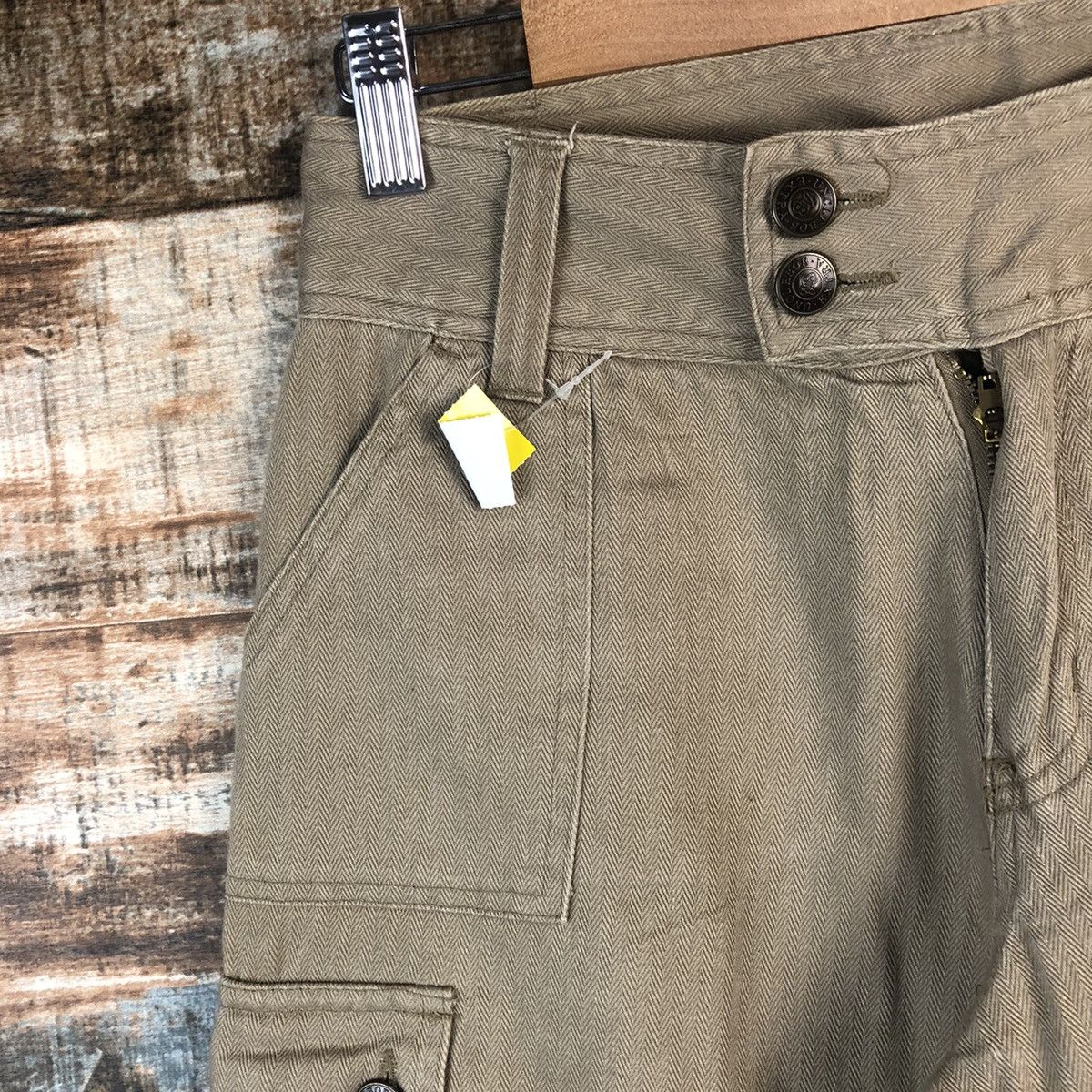 Japanese Brand DL Japanese Brand Brown Cargo Multipocket Pants #C704 Size 25" / US 0 / IT 36 - 7 Thumbnail