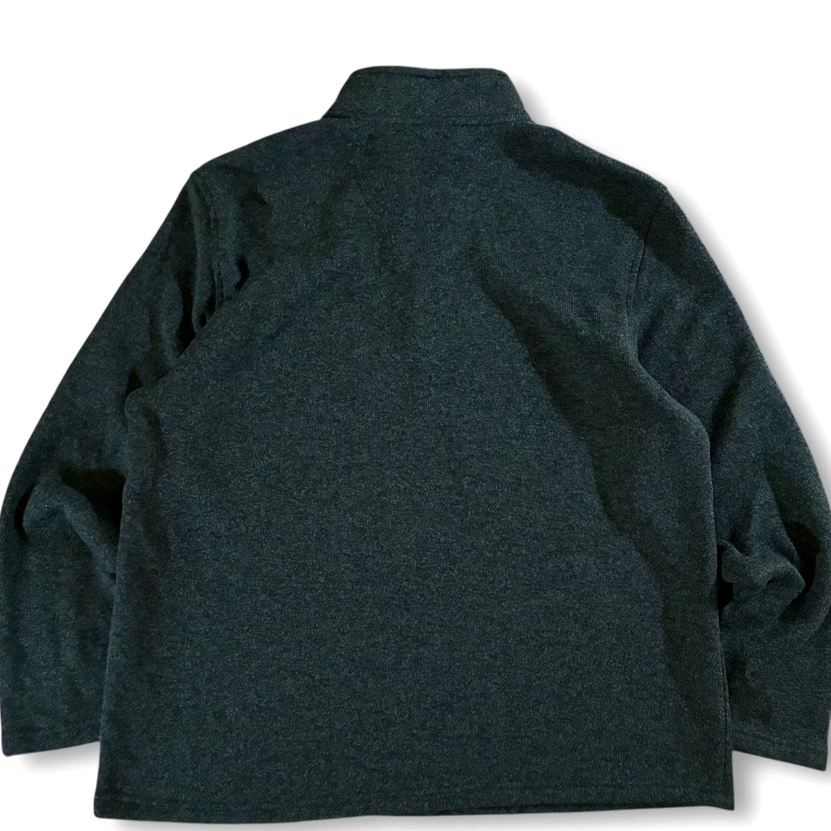Izod IZOD Men's Green Heathered Fleece 1/4 Zip Pullover Sweatshirt XXL Size US XXL / EU 58 / 5 - 2 Thumbnail