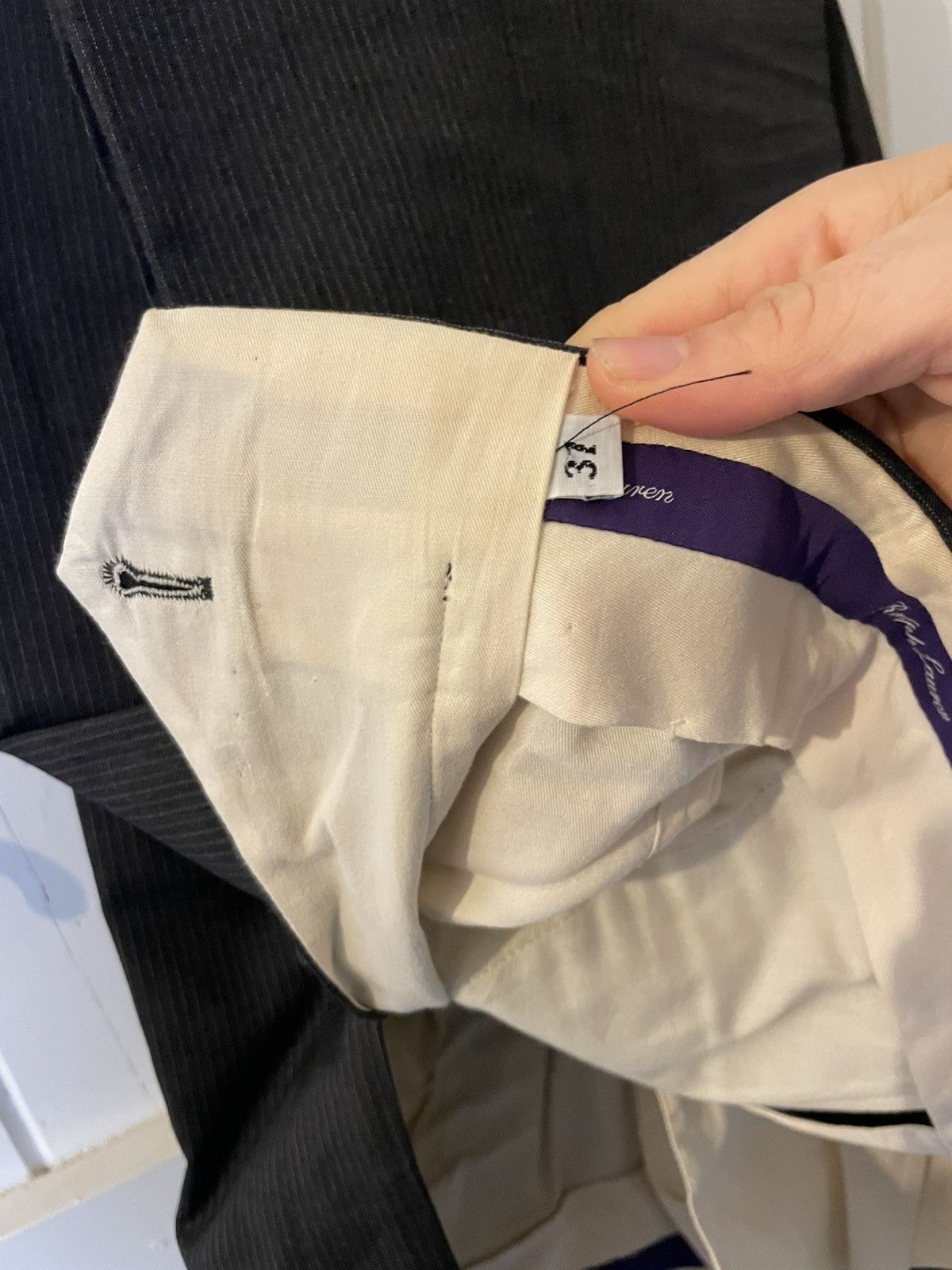 Ralph Lauren Purple Label Ralph Lauren Purple Label Custom suit jacket and trousers Size 38R - 9 Thumbnail