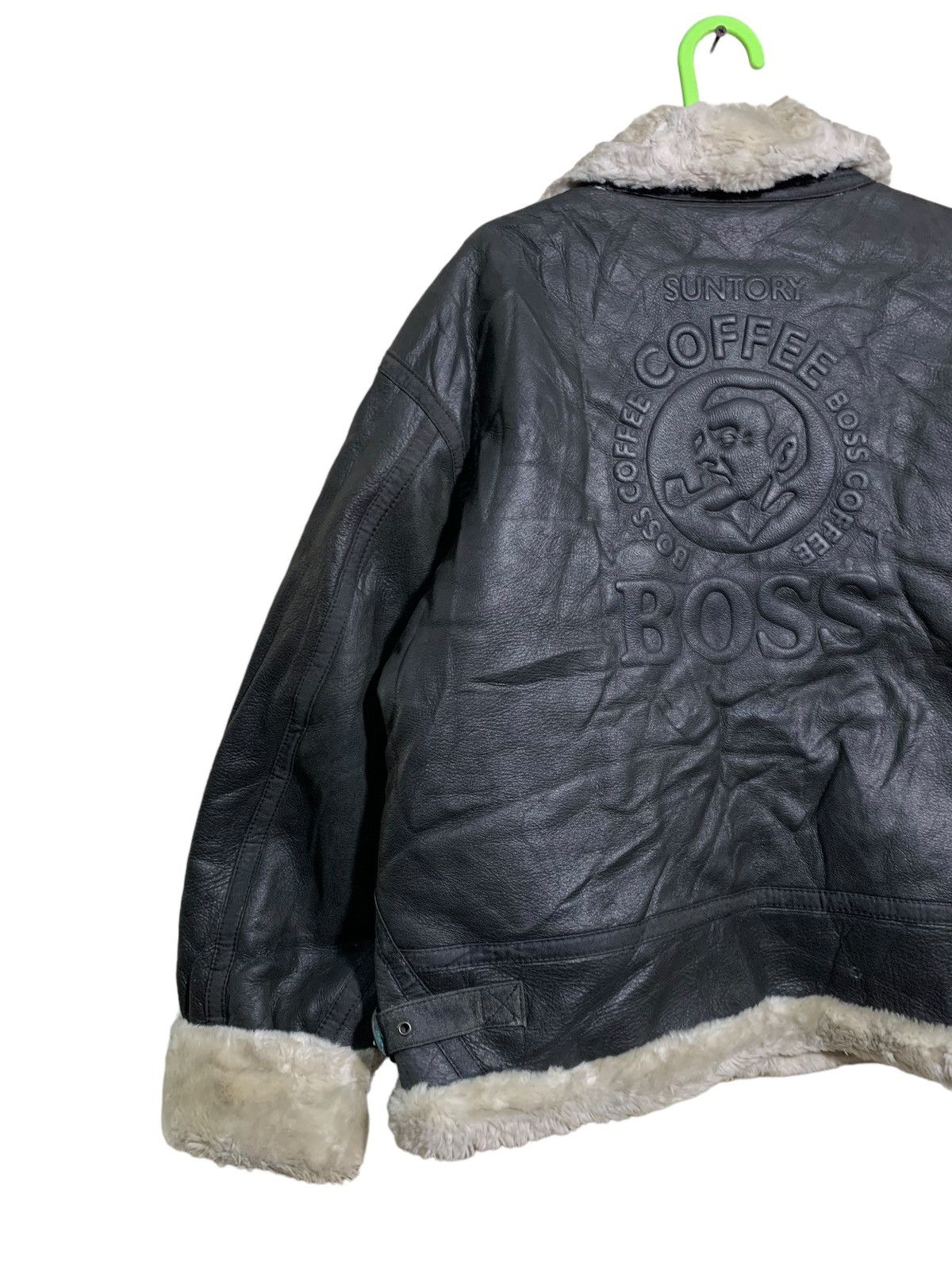 Vintage 🔥LTD EDITIONS 00 SUNTORY BOSS COFFEE LEATHER JACKET Size US M / EU 48-50 / 2 - 5 Thumbnail