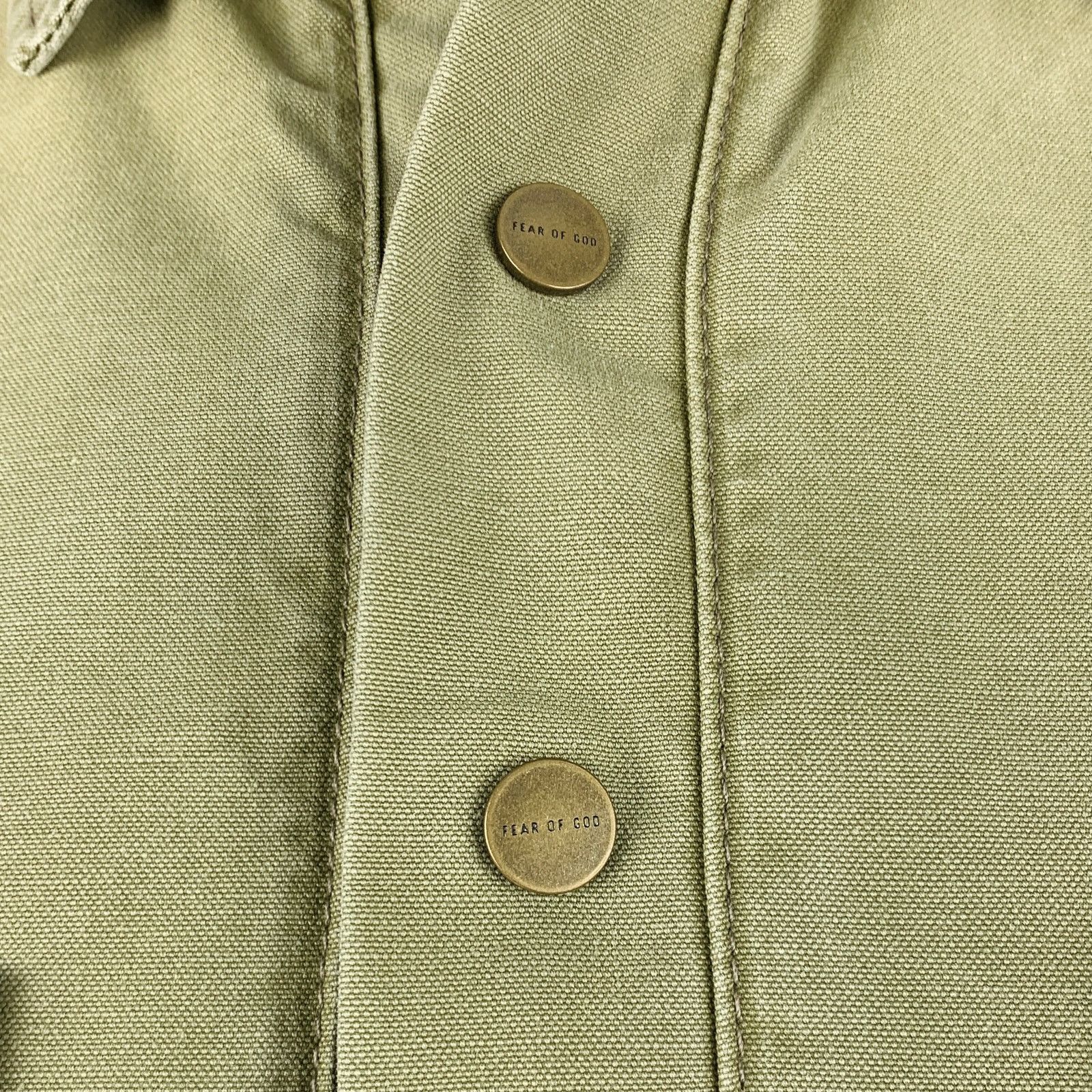 Fear of God FEAR OF GOD Size L Khaki Cotton Jacket Size US L / EU 52-54 / 3 - 2 Thumbnail