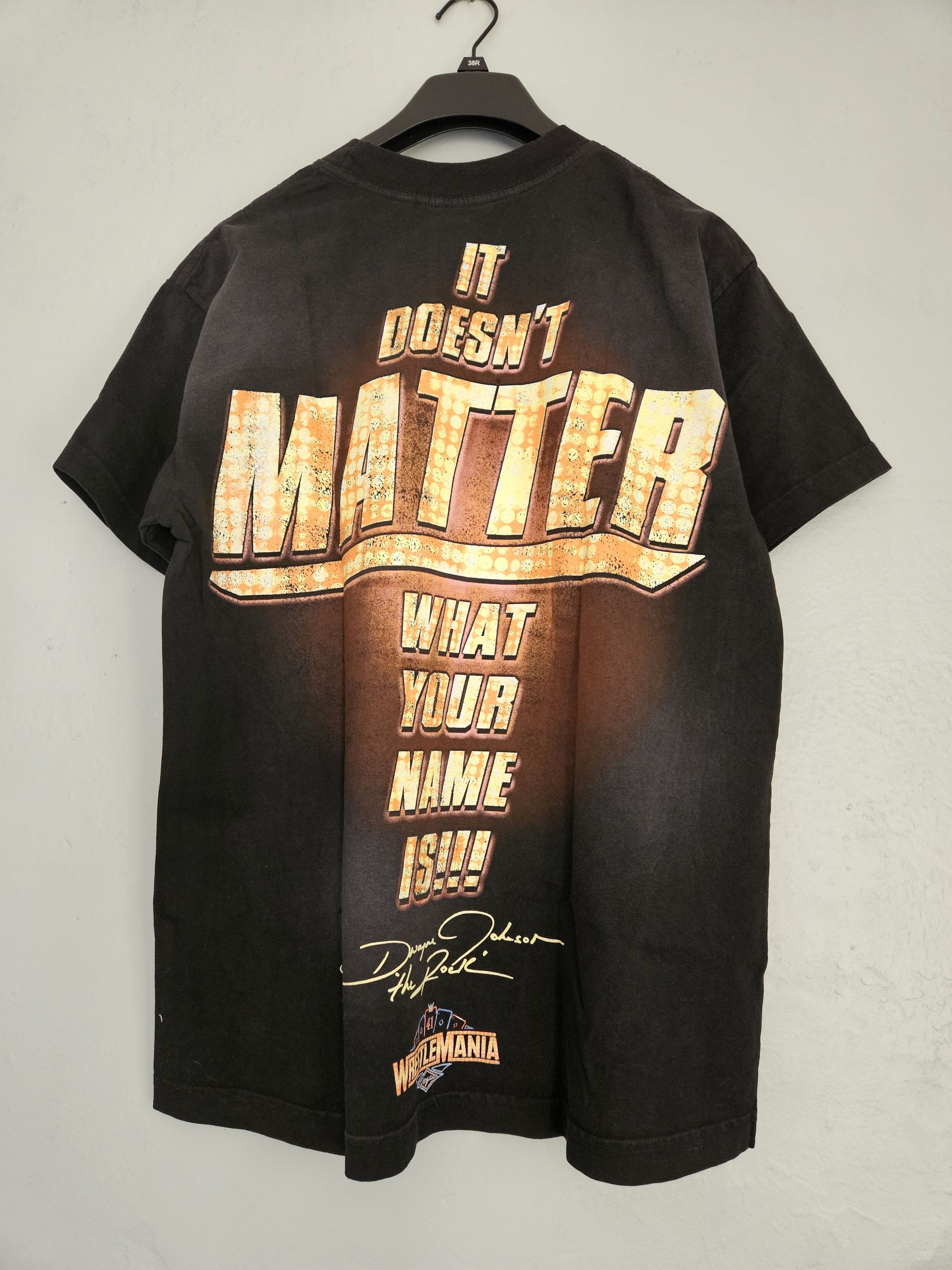 HELLSTAR WWE The Rock Vegas Oversized T Shirt Size US S / EU 44-46 / 1 - 2 Thumbnail