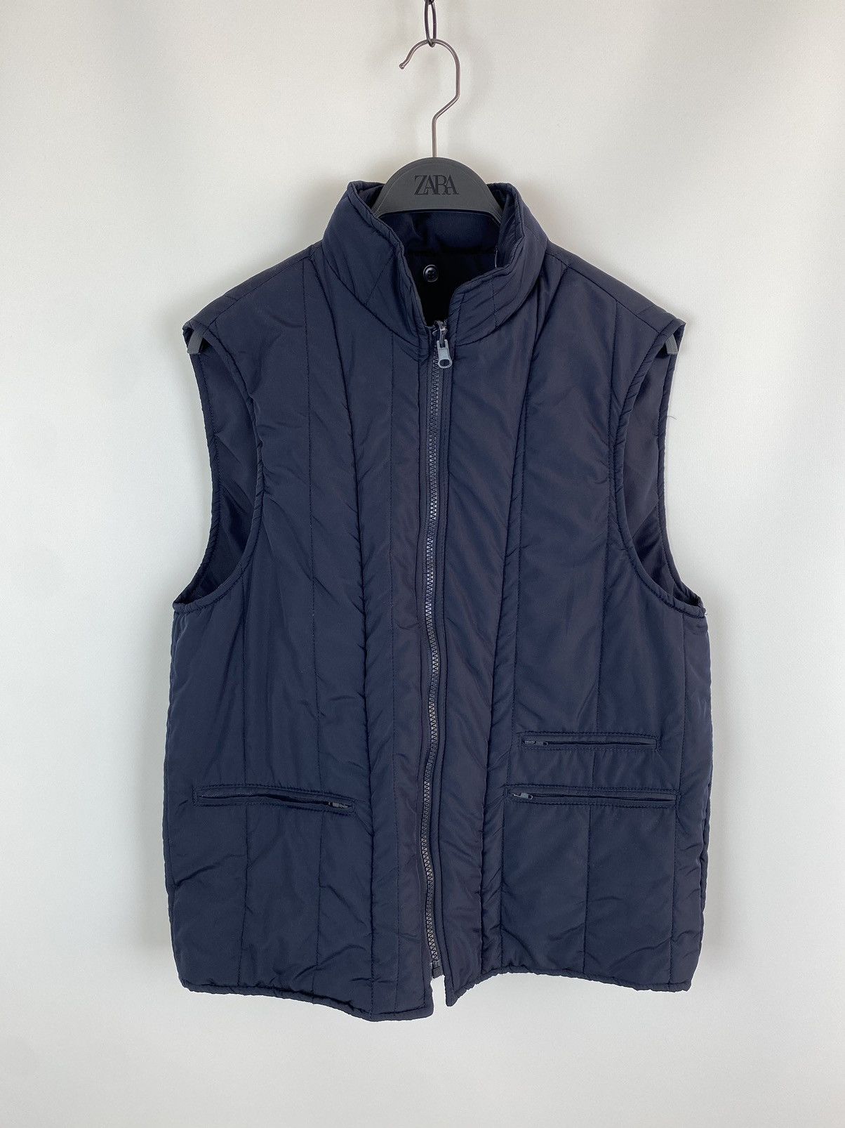 Boggi Boggi Milano 2 in 1 Insulated Navy Wool Coat Size US M / EU 48-50 / 2 - 19 Thumbnail