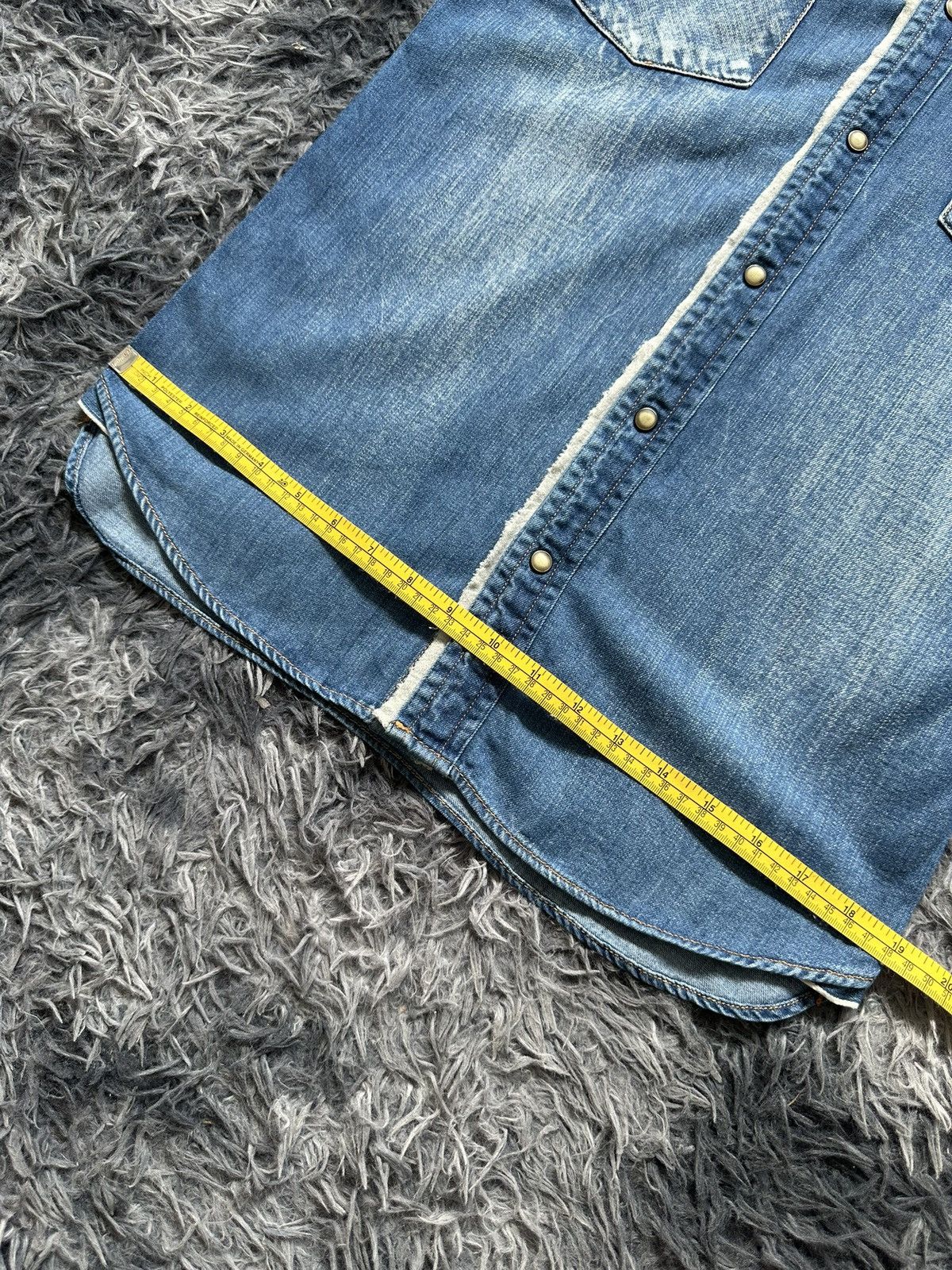Le Grande Bleu (L.G.B.) 09/10AW - Charmcult '' Last Collection'' denim shirt Size US M / EU 48-50 / 2 - 14 Thumbnail