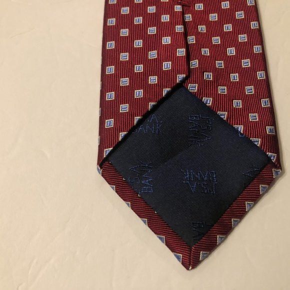 Jos. A. Bank JOS.A.BANK MEN'S NEW 100%SILK NECK TIE 3 1/2" X 59" Size ONE SIZE - 5 Thumbnail