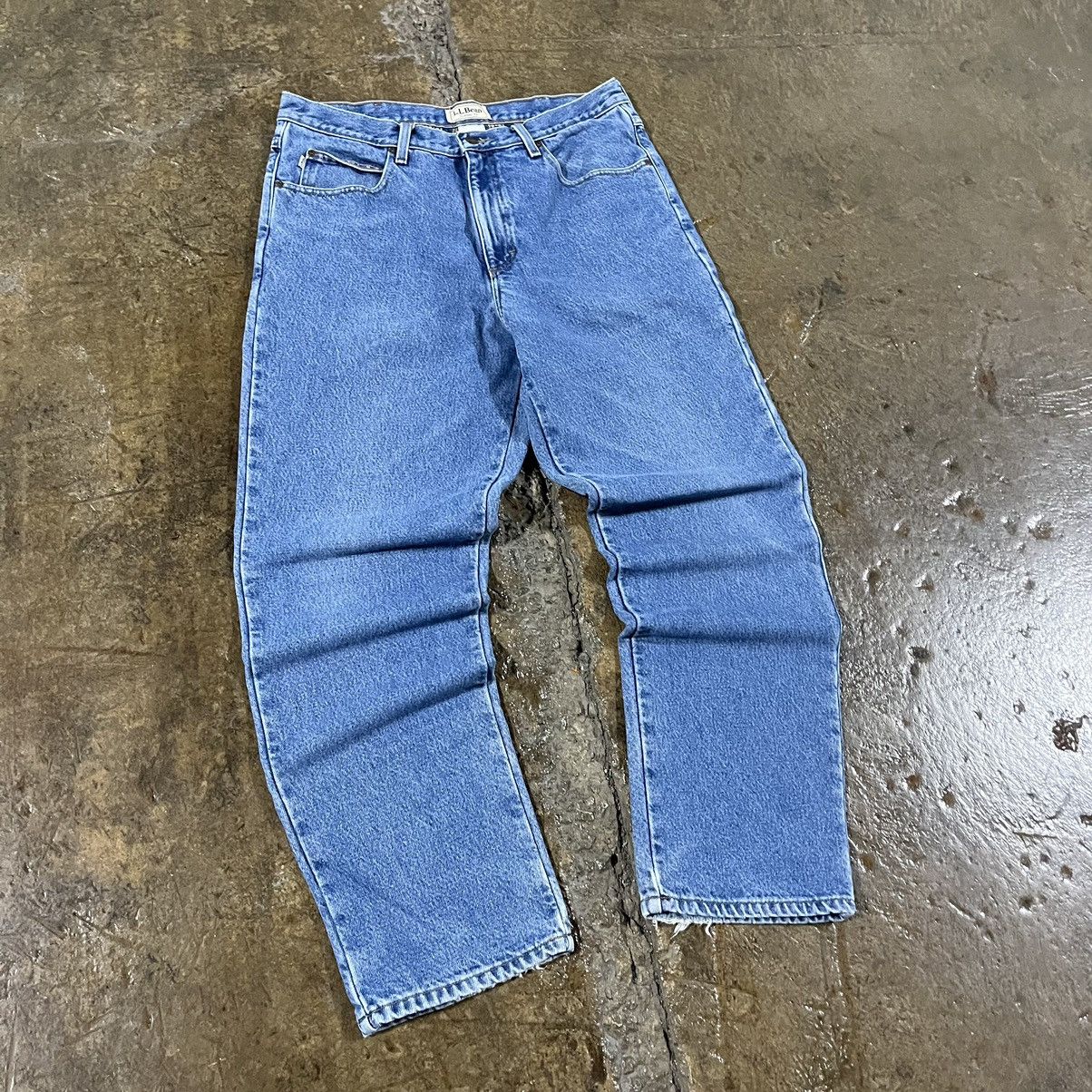 Carhartt × L.L. Bean × Vintage Crazy Vintage LL Bean Flannel Lined Carhartt Style Jeans Size US 36 / EU 52 - 7 Thumbnail