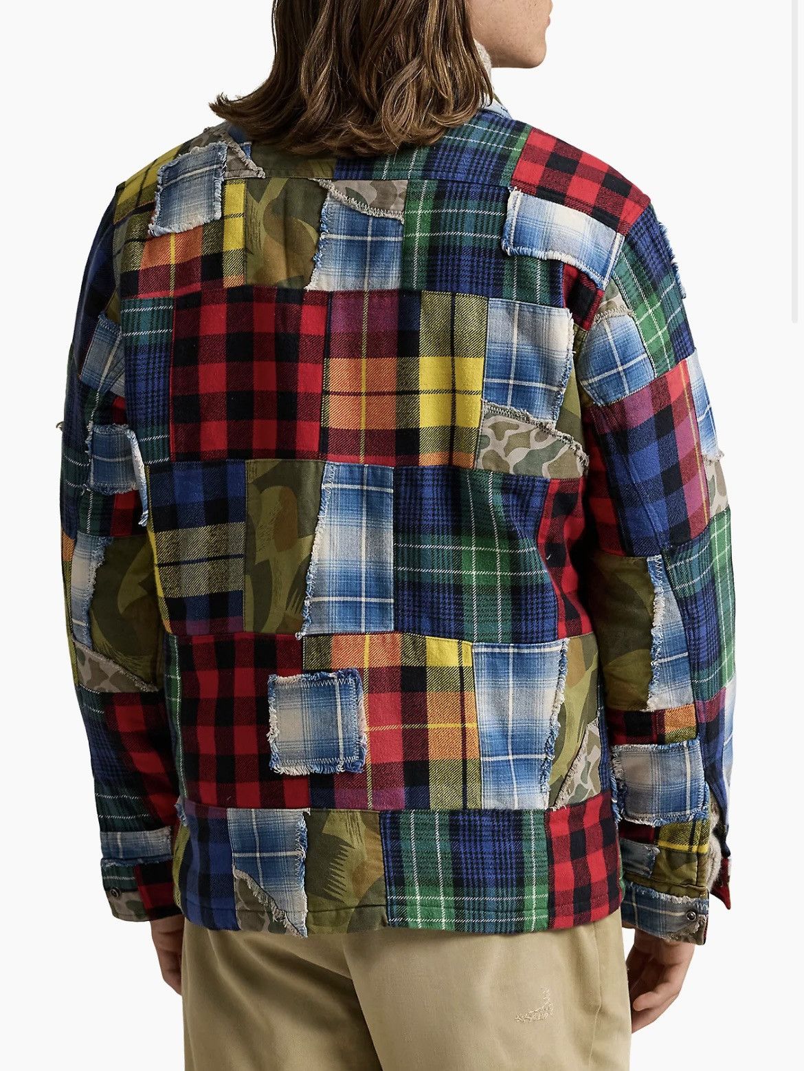 Polo Ralph Lauren 🔥Polo Ralph Lauren Patchwork Flannel Overshirt Size US S / EU 44-46 / 1 - 3 Thumbnail