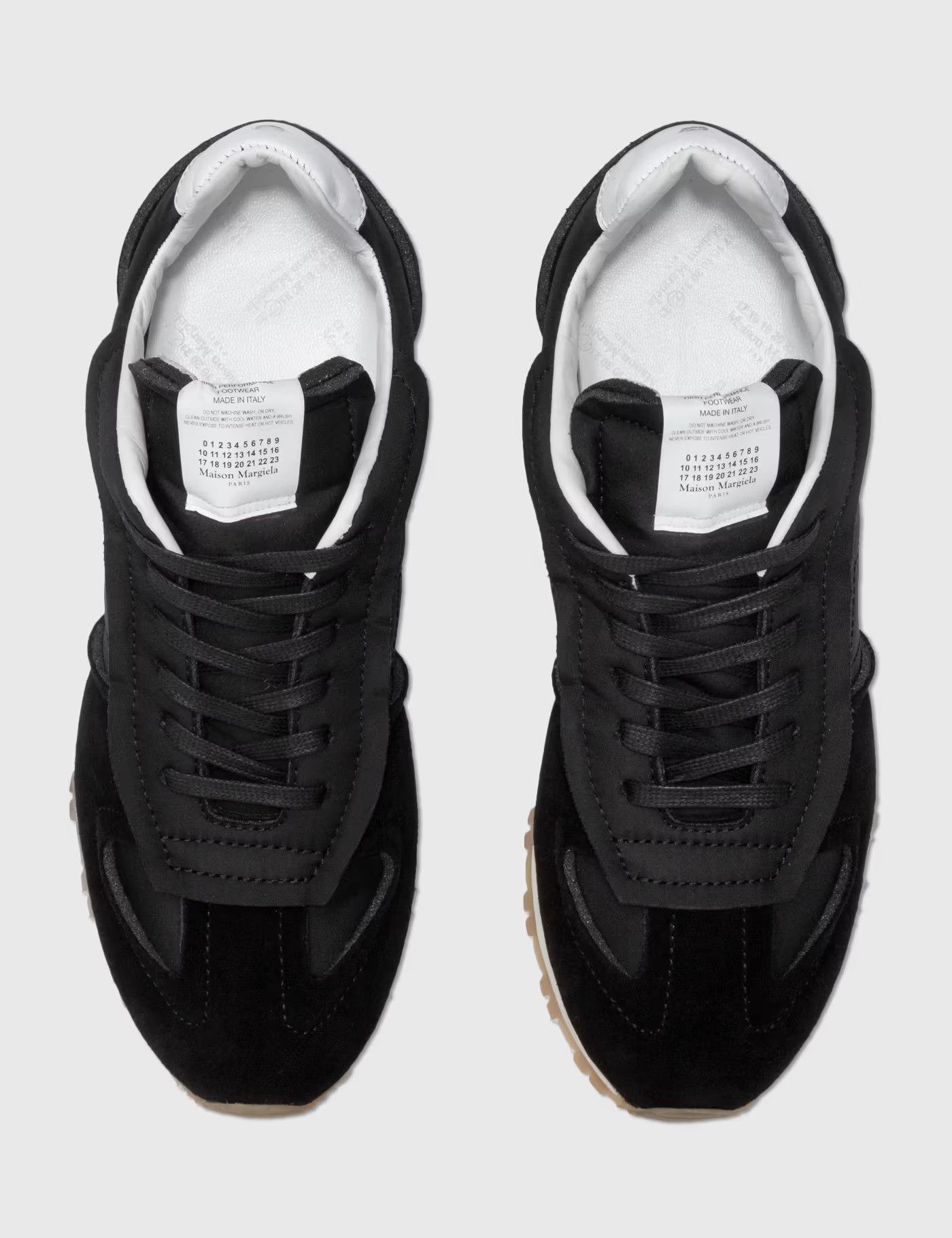 Maison Margiela Margiela Black Runner Sneakers Size US 11 / EU 44 - 4 Thumbnail