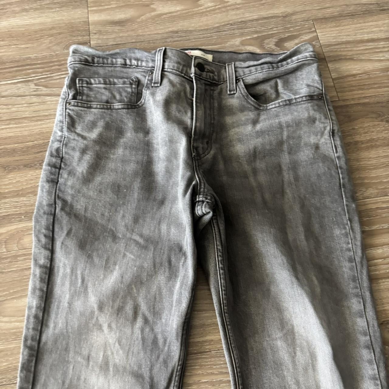 Levi's Crazy Vintage Y2K/2000s Grunge Faded Grey Levis Denim Jeans! 34x30 Size US 34 / EU 50 - 5 Thumbnail