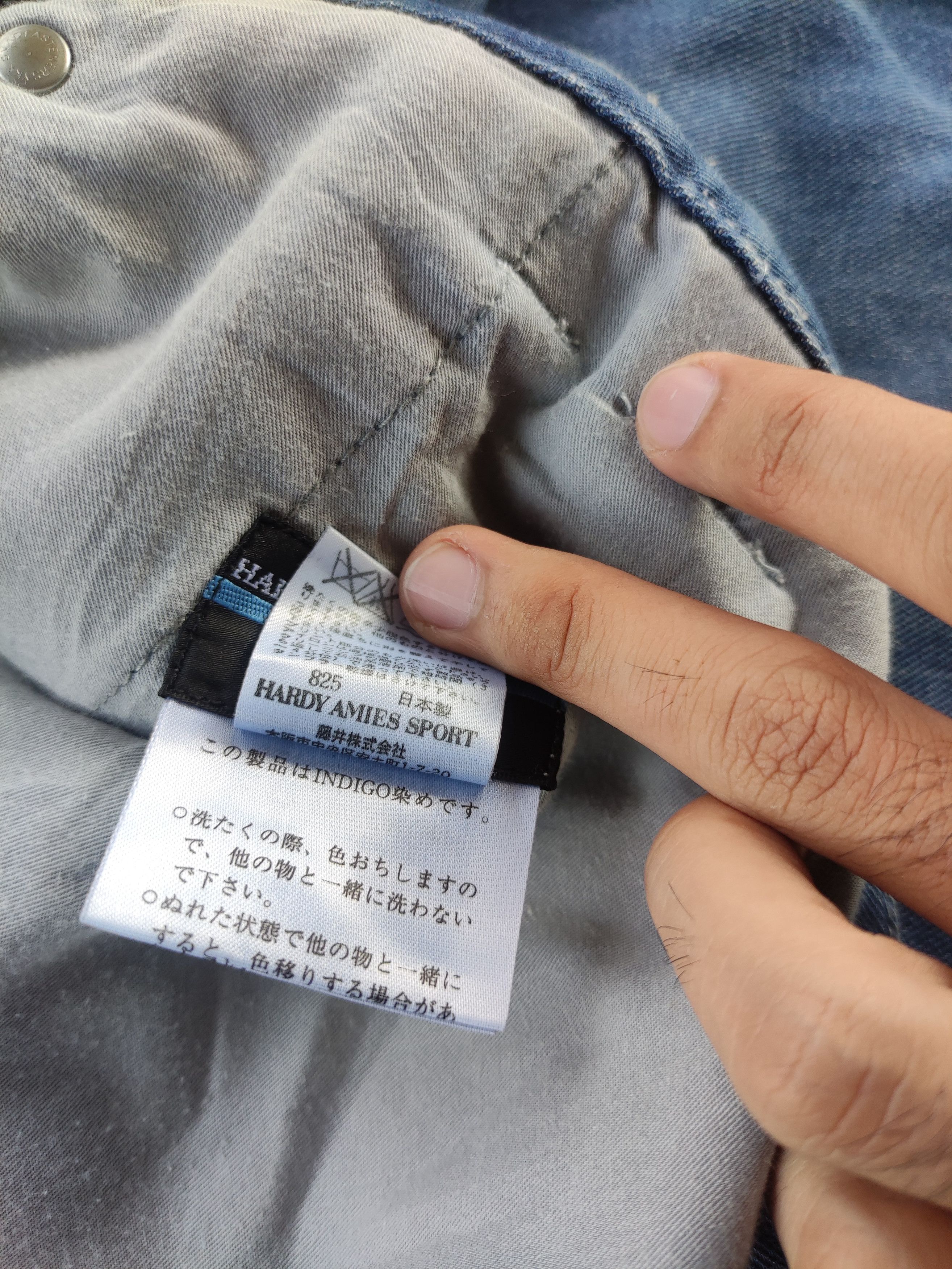 Hardy Amies Vintage Hardy Amies Jean Baggy Faded Denim Size US 44 / EU 60 - 8 Thumbnail