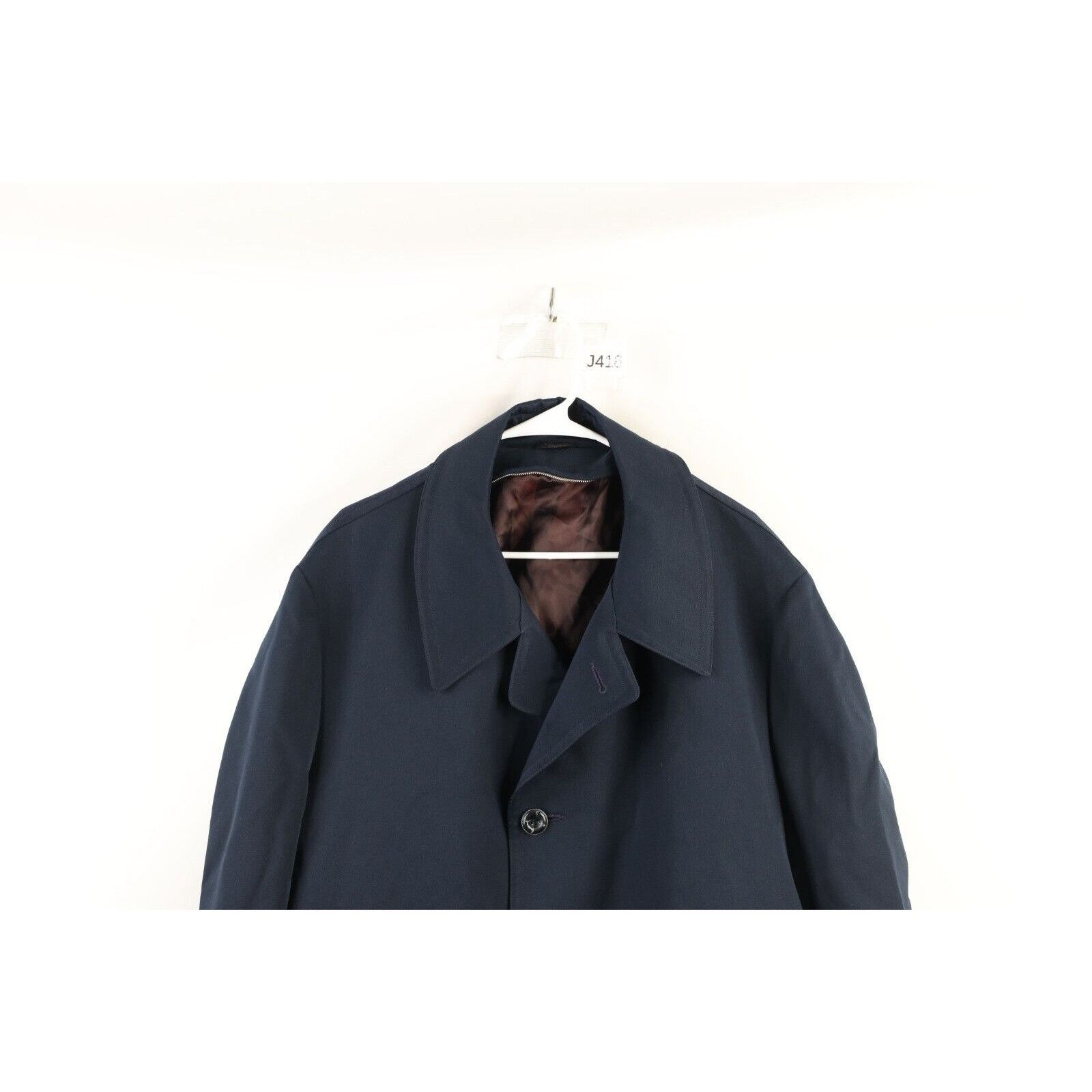 Vintage Vintage 60s 70s Rockabilly Trench Coat Rain Jacket Size US XXL / EU 58 / 5 - 2 Thumbnail