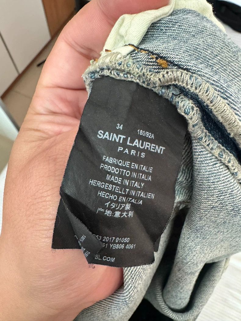Saint Laurent Paris Saint Laurent Paris Jeans Size US 34 / EU 50 - 4 Thumbnail