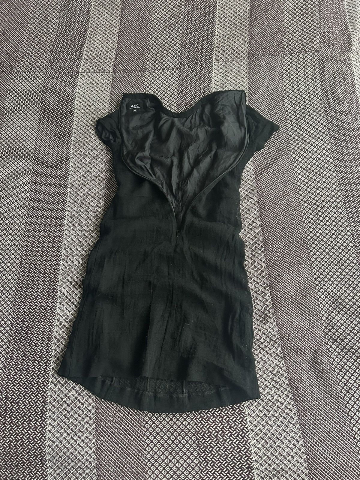 A.P.C. A.P.C. Rue Madame Paris Silk Dress Women Solid Size XS Size XS / US 0-2 / IT 36-38 - 11 Thumbnail