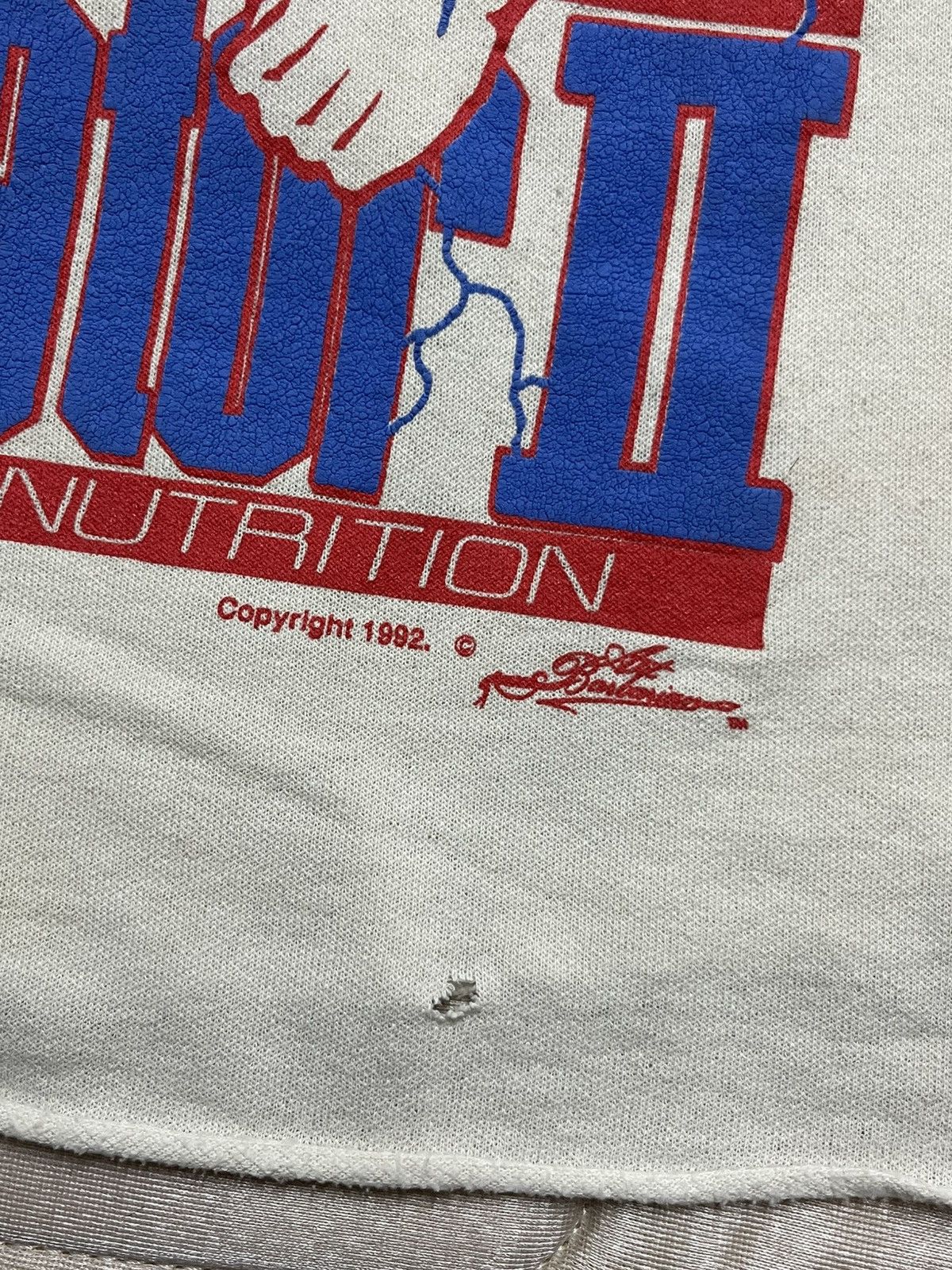 Vintage Vintage 1992 Anabolic Activator Bodybuilding Chopped Sweat Size US L / EU 52-54 / 3 - 3 Thumbnail