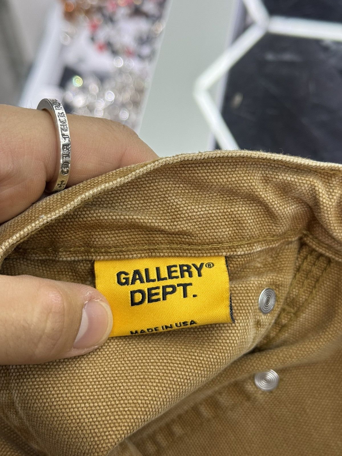 Gallery Dept. Gallery Dept Branko Carpenter Denim Jeans Tan Size US 32 / EU 48 - 9 Thumbnail