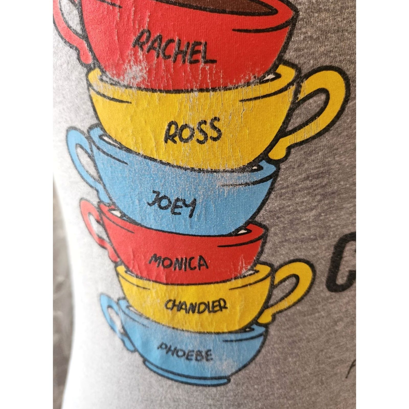 Vintage Friends I'd Rather Be At Central Perk Gray Short Sleeve T Shirt Size S Mens Size US S / EU 44-46 / 1 - 2 Thumbnail