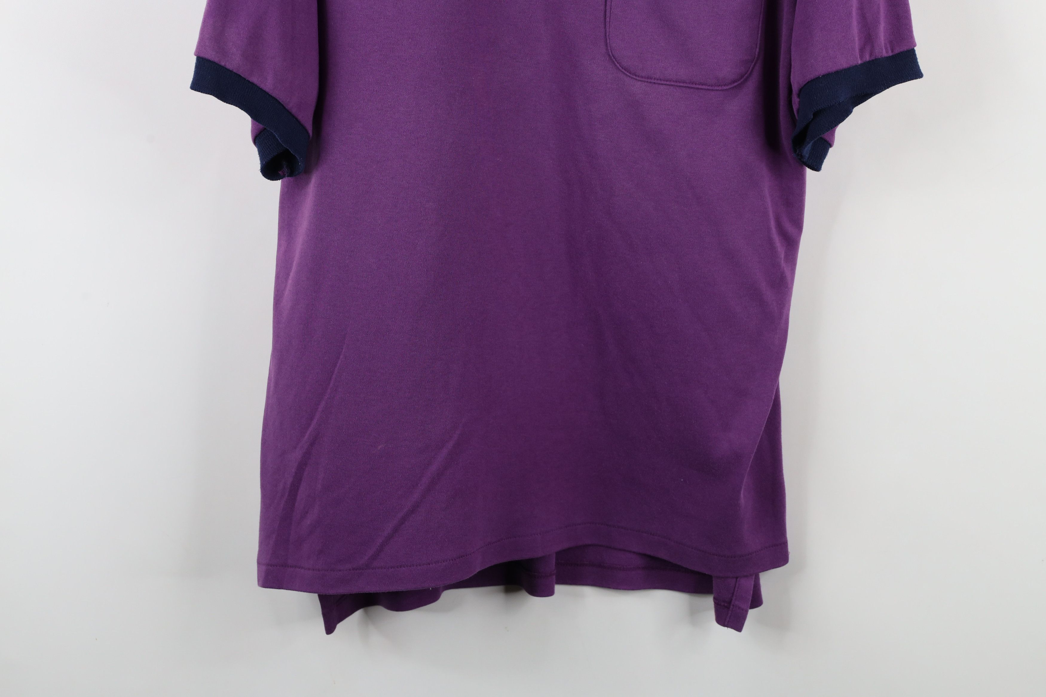 Vintage Vintage 90s Spell Out Matco Tools Polo Shirt Purple USA Size US L / EU 52-54 / 3 - 3 Thumbnail