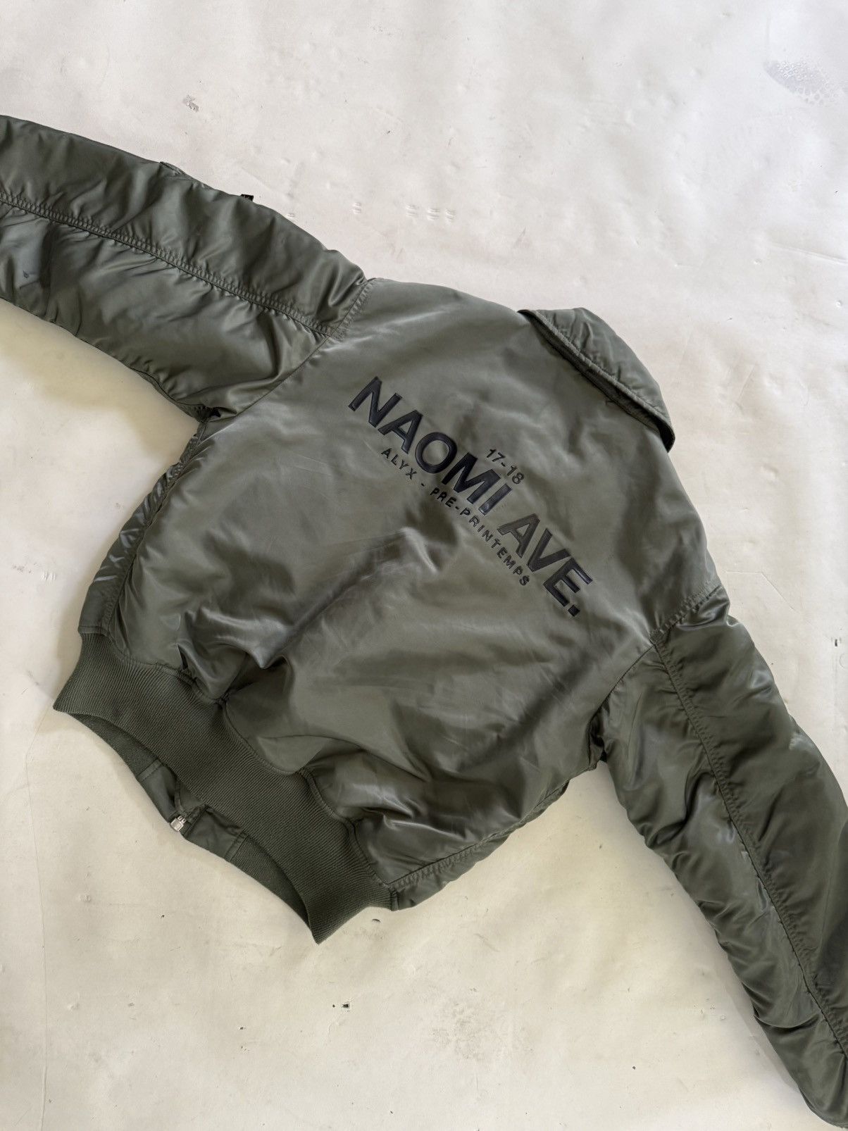ALYX NAOMI AVE. MA-1ジャケット XS ALYX x Alpha Industries Naomi Ave Bomber Jackets | Hypebeast