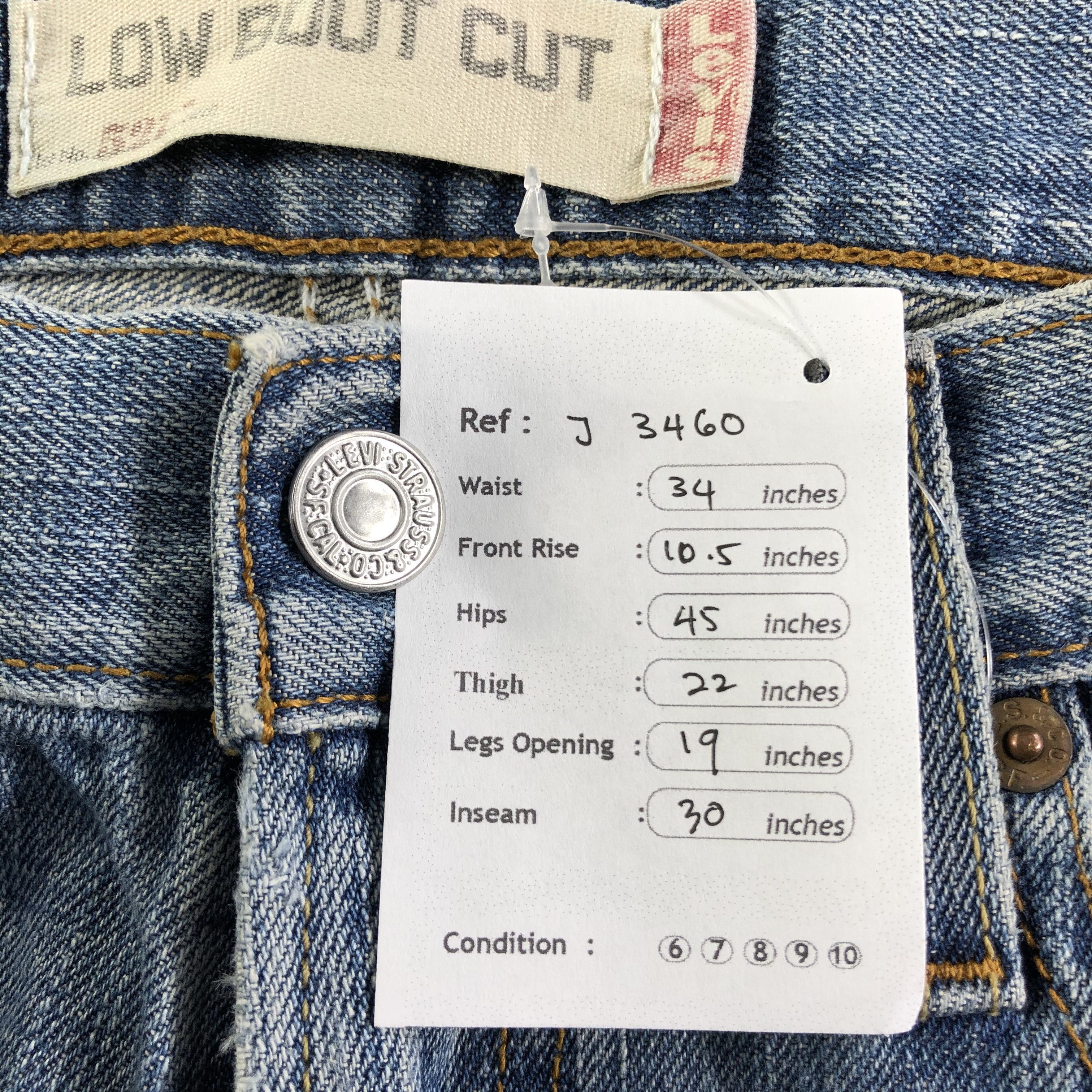 Levi's Vintage Blue Wash Levis 527 Jeans-J3460 Size US 34 / EU 50 - 12 Thumbnail