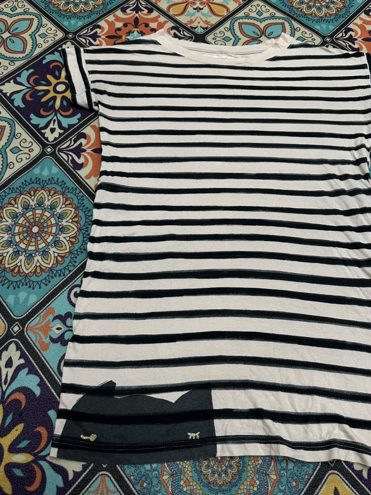 Tsumori Chisato Cats Tsumori Chisato Stripes Long Shirt/Blouse Size M / US 6-8 / IT 42-44 - 2 Thumbnail
