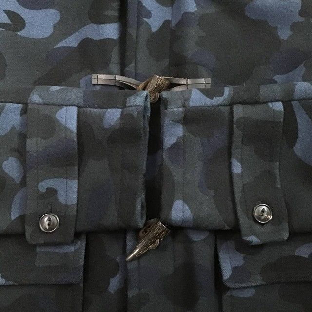 Bape × Nigo BAPE Wool Duffle Coat Blue camo a bathing ape NIGO Size US M / EU 48-50 / 2 - 4 Thumbnail