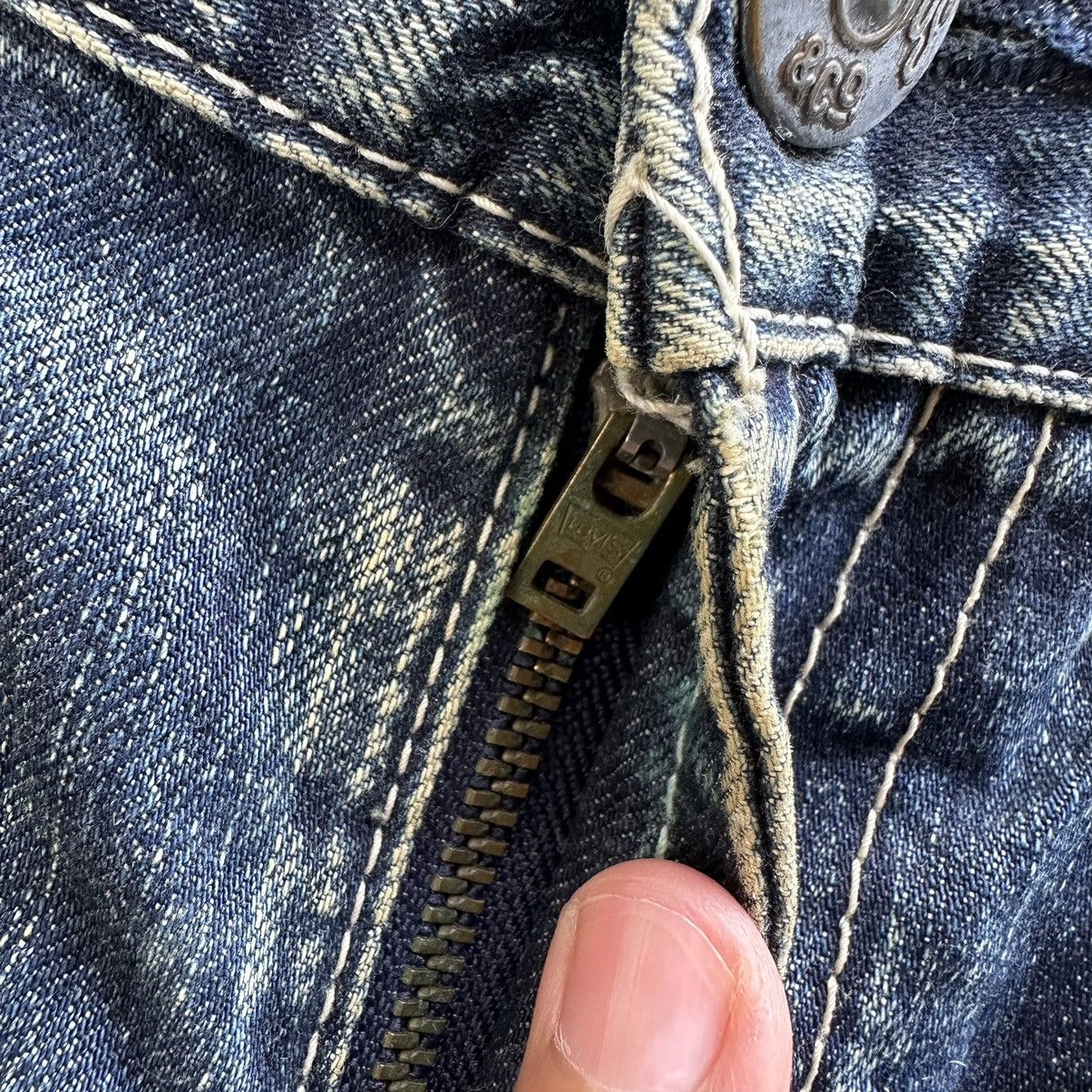 Japanese Brand Vintage Levi’s Rusty Faded Jean Distressed Denim Pant W34 Size US 34 / EU 50 - 6 Thumbnail