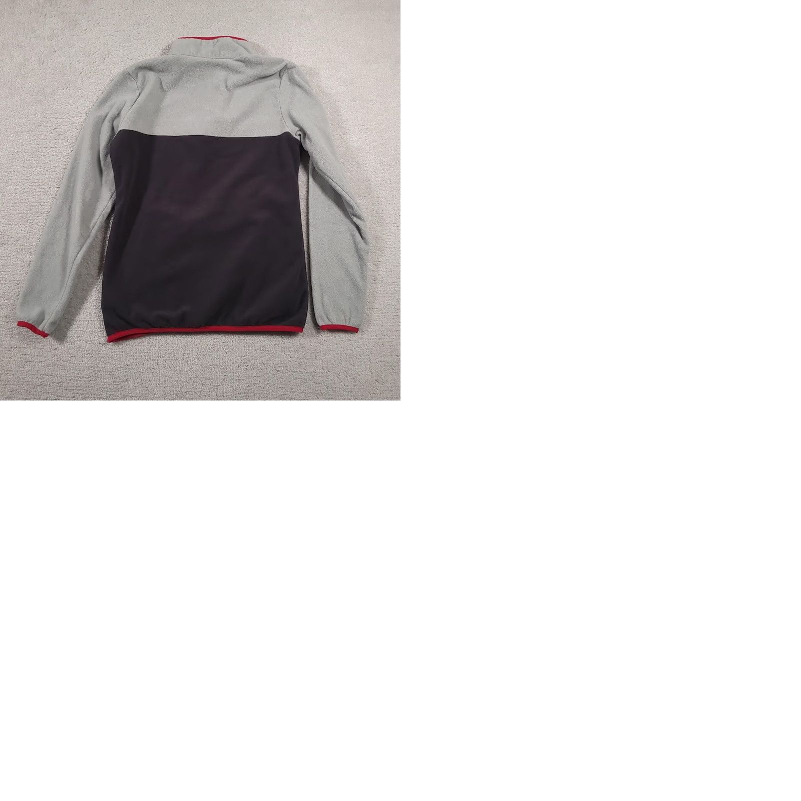 Vintage Columbia Pullover Womens Small Gray Black Red Fleece Snap Front Outdoor Jacket Size S / US 4 / IT 40 - 9 Thumbnail