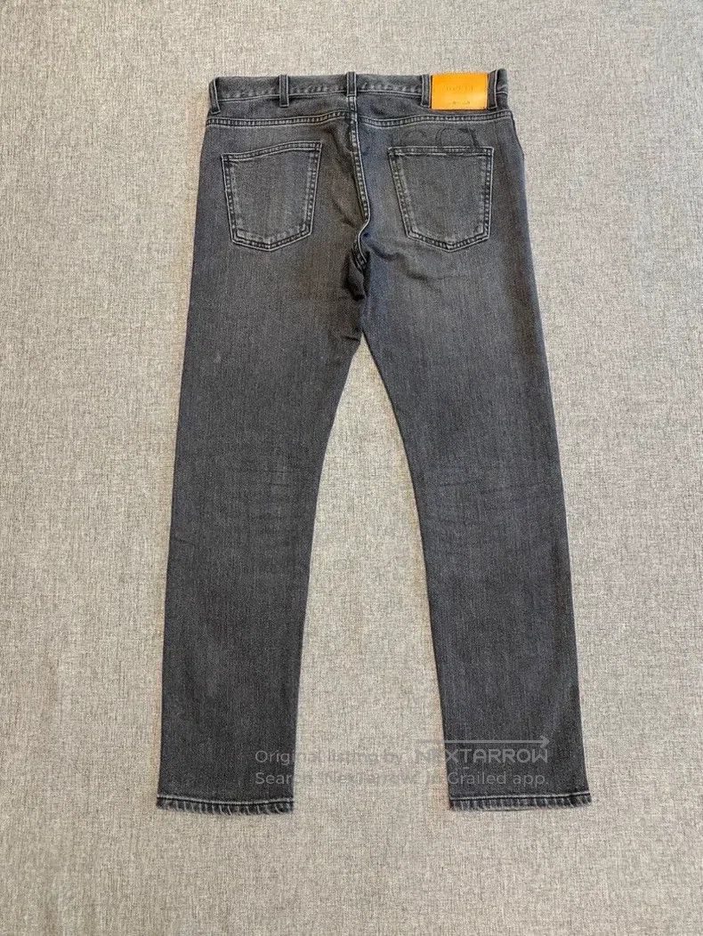 Gucci Gucci LA embroidered back graffiti logo jeans Size US 32 / EU 48 - 2 Thumbnail