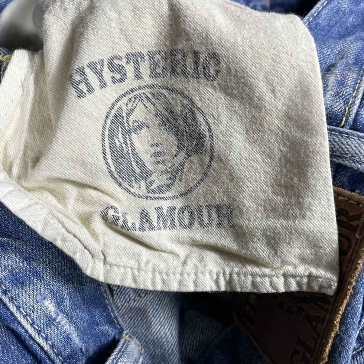 Hysteric Glamour processing straight denim pants indigo blue series Size US 29 - 8 Thumbnail