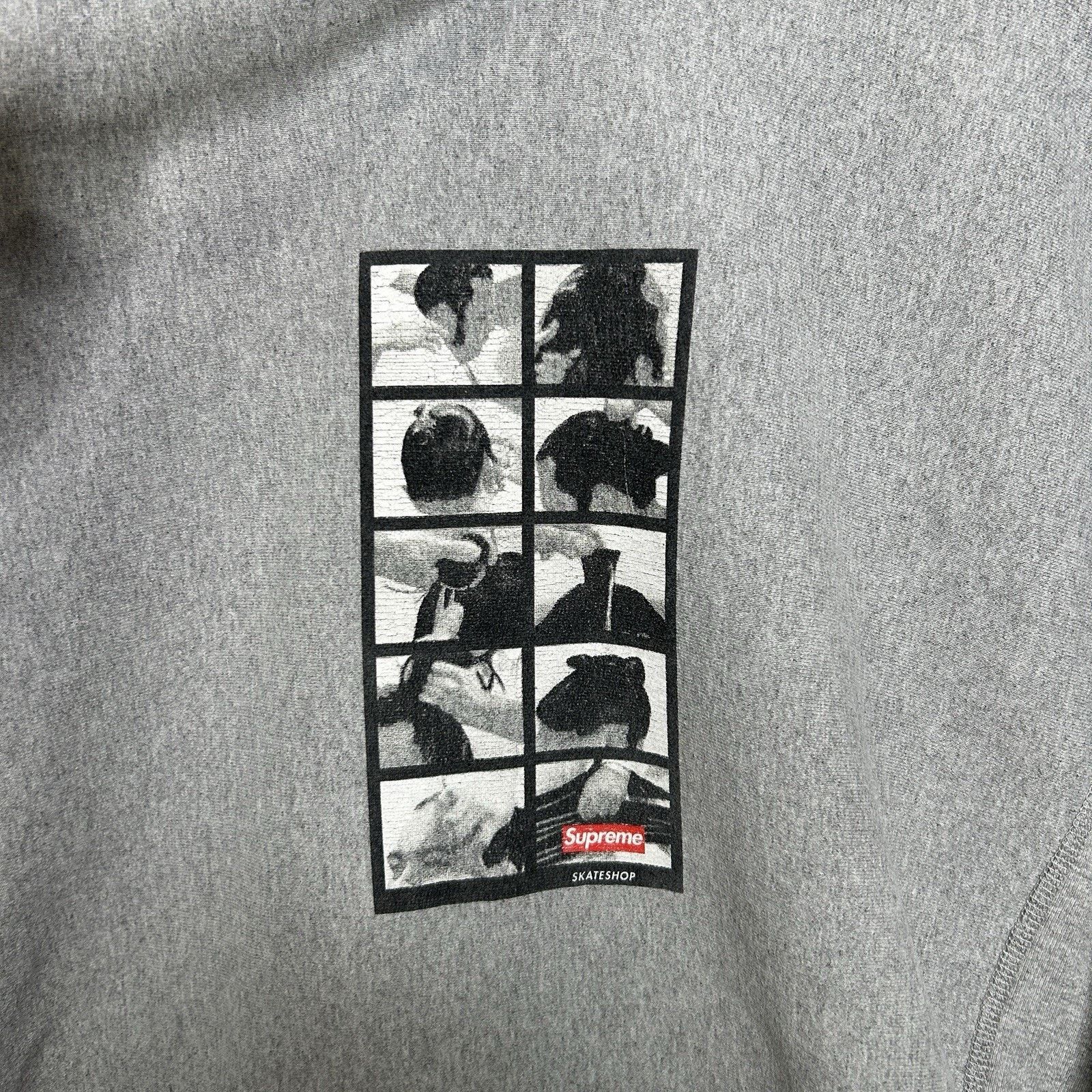 Supreme Supreme Sumo Hooded Sweatshirt “Light Grey” FW16 Size US XL / EU 56 / 4 - 2 Thumbnail